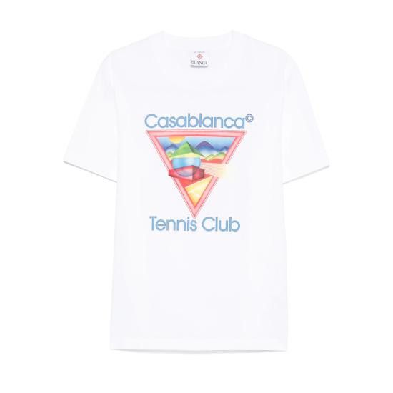 Casablanca CASABLANCA Men T-Shirts JTS 001 01 WHITE Size US L / EU 52-54 / 3 - 1 Thumbnail