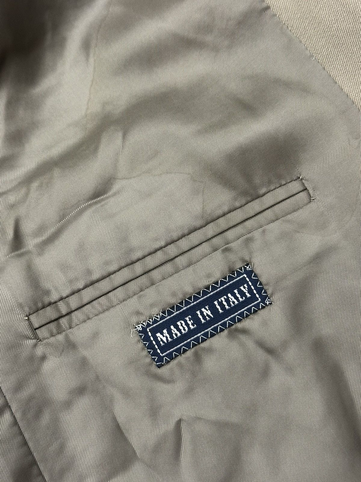 Polo Ralph Lauren Polo RL 100% Virgin Wool Blazer 44L Taupe Made in Italy Size 44L - 7 Thumbnail