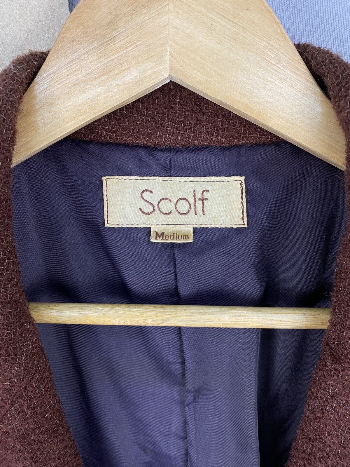 Japanese Brand Vintage Wool Jacket By Scolf Size US S / EU 44-46 / 1 - 10 Thumbnail