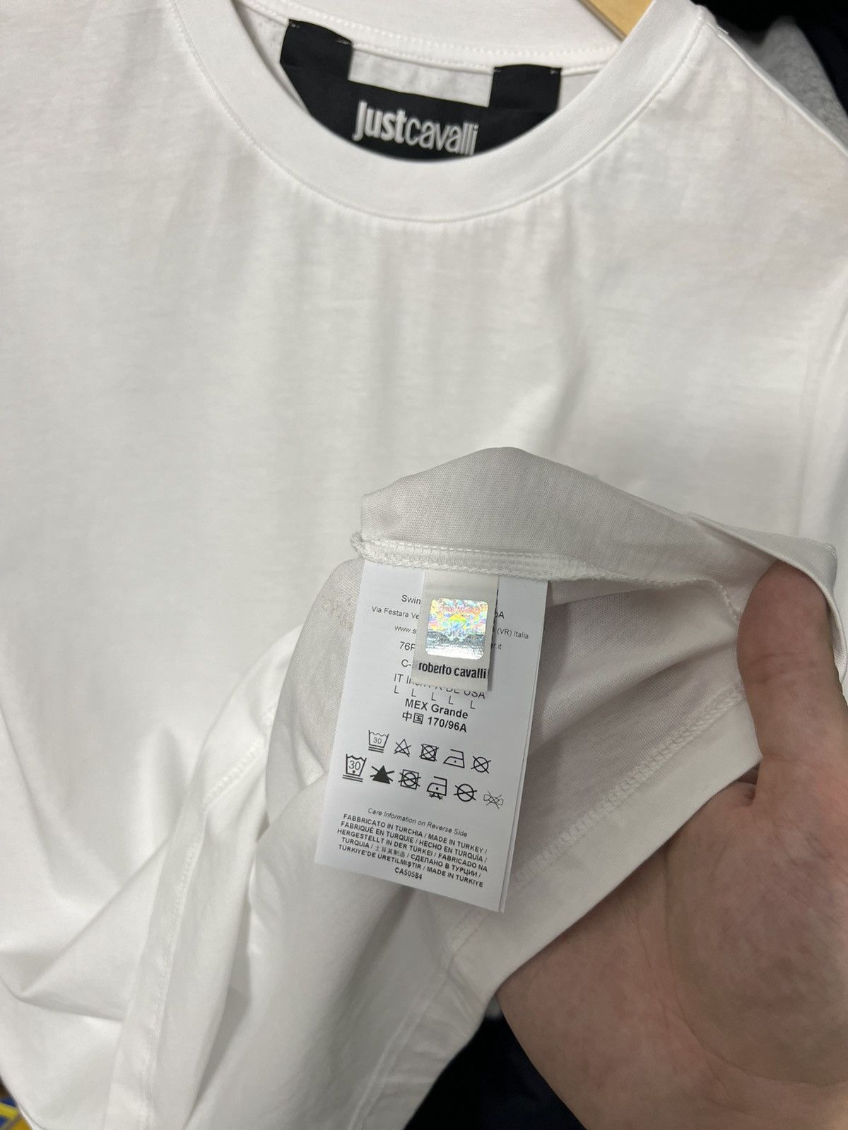 Just Cavalli 🐅 Just Cavalli Gradient Tiger Graphic Tee — T-Shirt Women’s Size L / US 10 / IT 46 - 9 Thumbnail