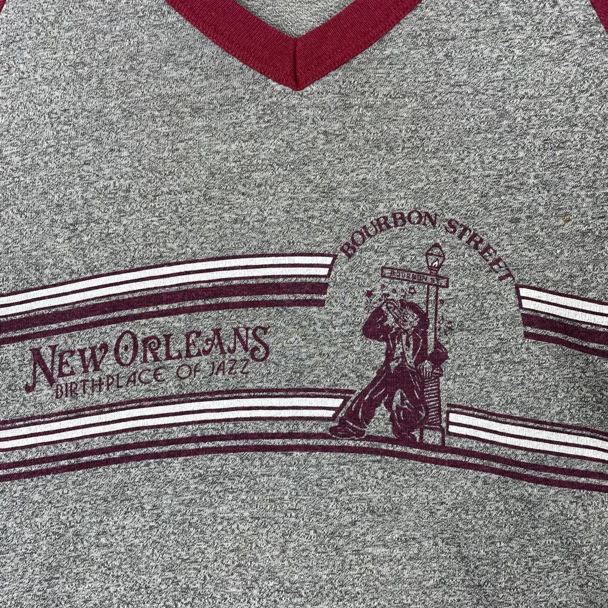 Vintage Vintage 80s 90s New Orleans Bourbon Street Rayon Tee Shirt Size US L / EU 52-54 / 3 - 3 Thumbnail