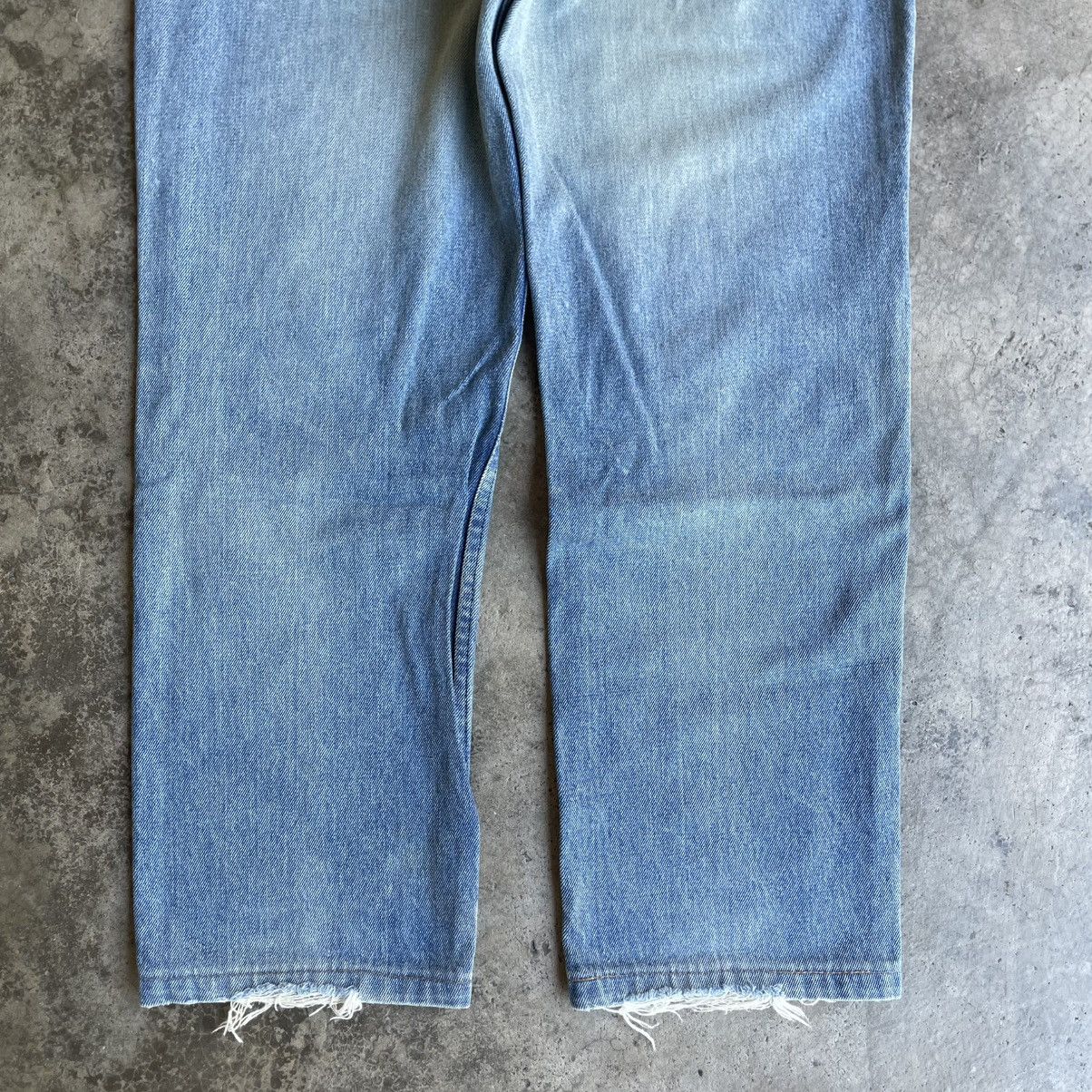 Polo Ralph Lauren 🔥Vintage Polo Ralph Lauren Stoned Washed Distress Denim Size US 33 - 6 Thumbnail