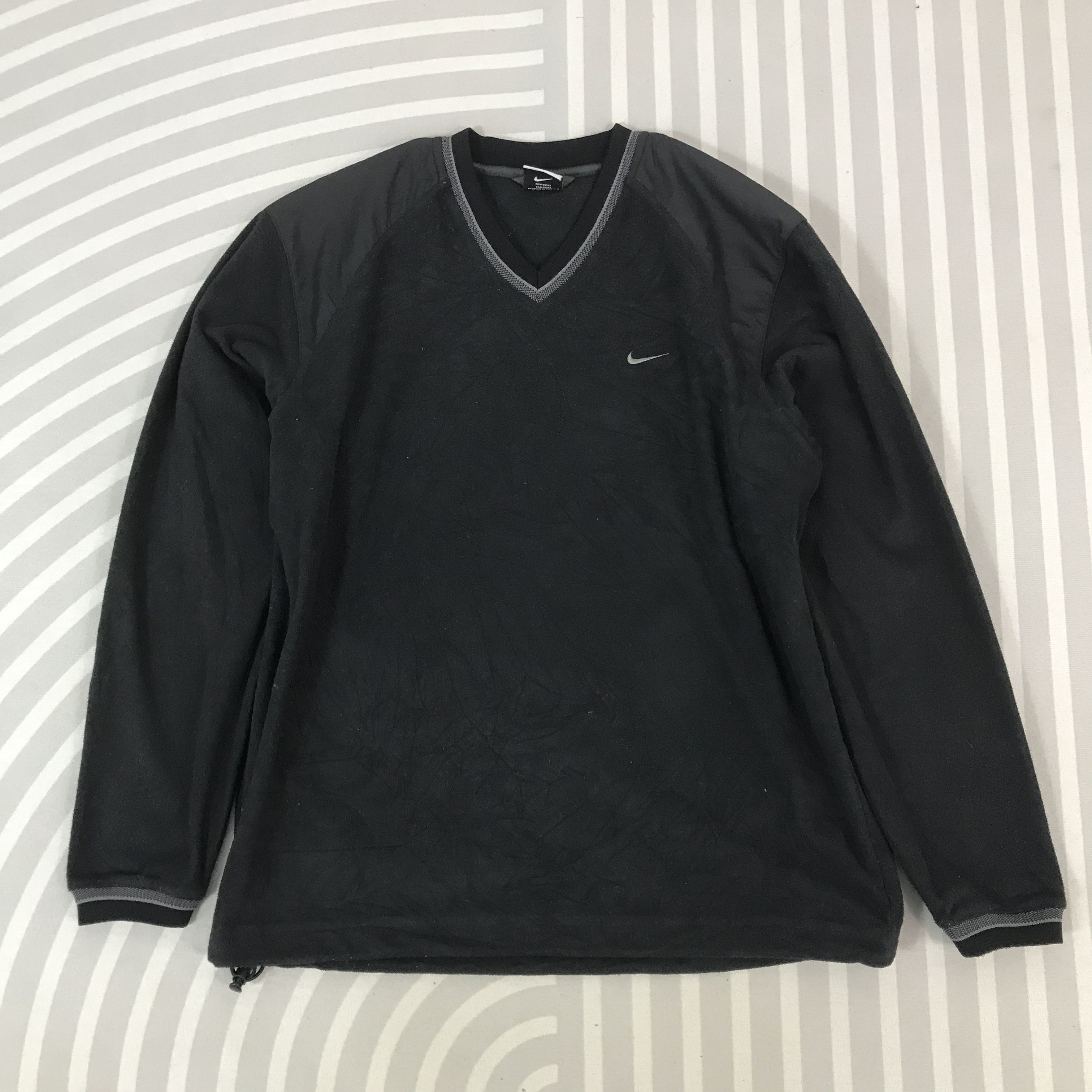 Nike × Vintage Vintage Nike Design V-Neck sweatshirt Jacket Size US M / EU 48-50 / 2 - 1 Thumbnail