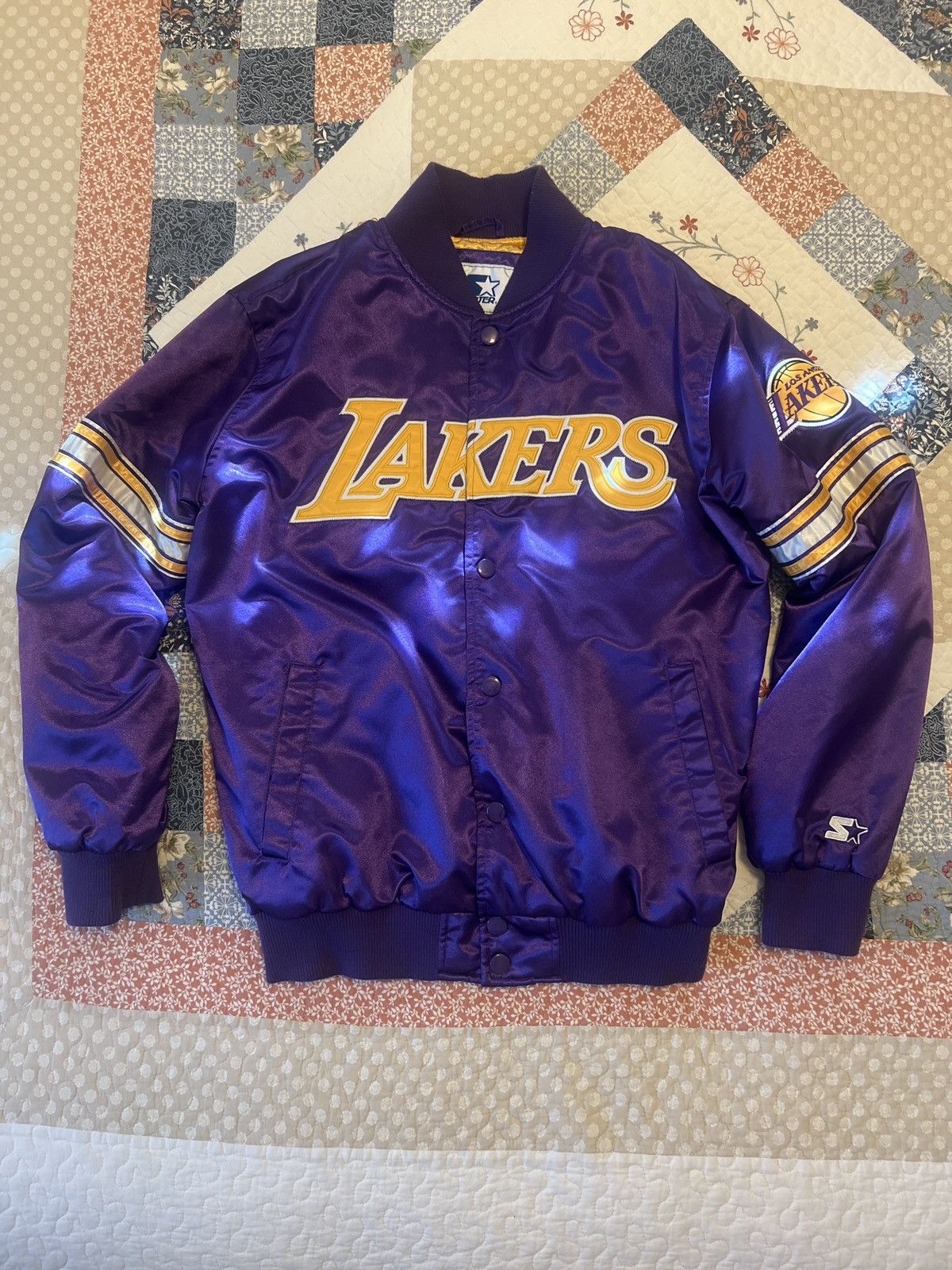 NBA × Starter LAKERS STARTER JACKET Size US L / EU 52-54 / 3 - 1 Thumbnail