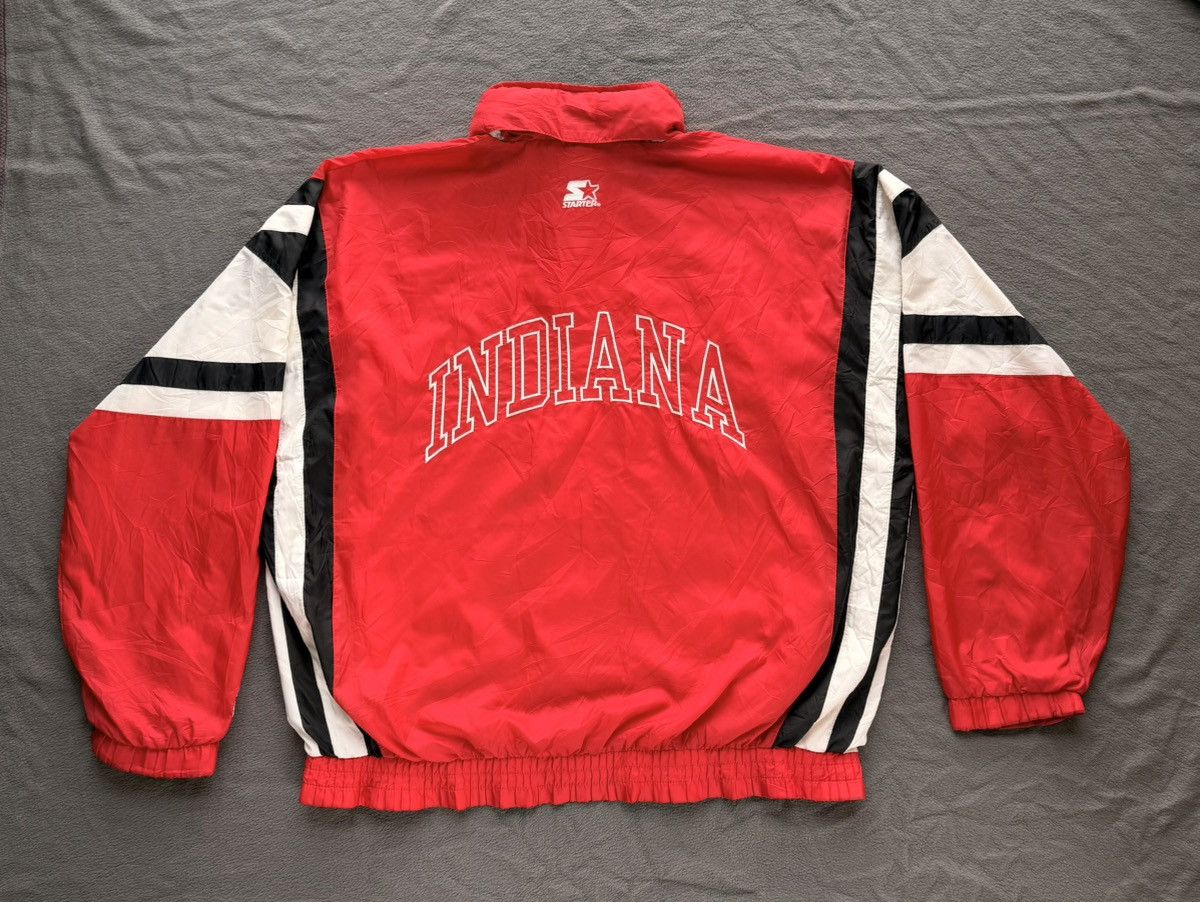 Starter Starter red Indiana Hoosiers windbreaker jacket Size US XL / EU 56 / 4 - 7 Thumbnail