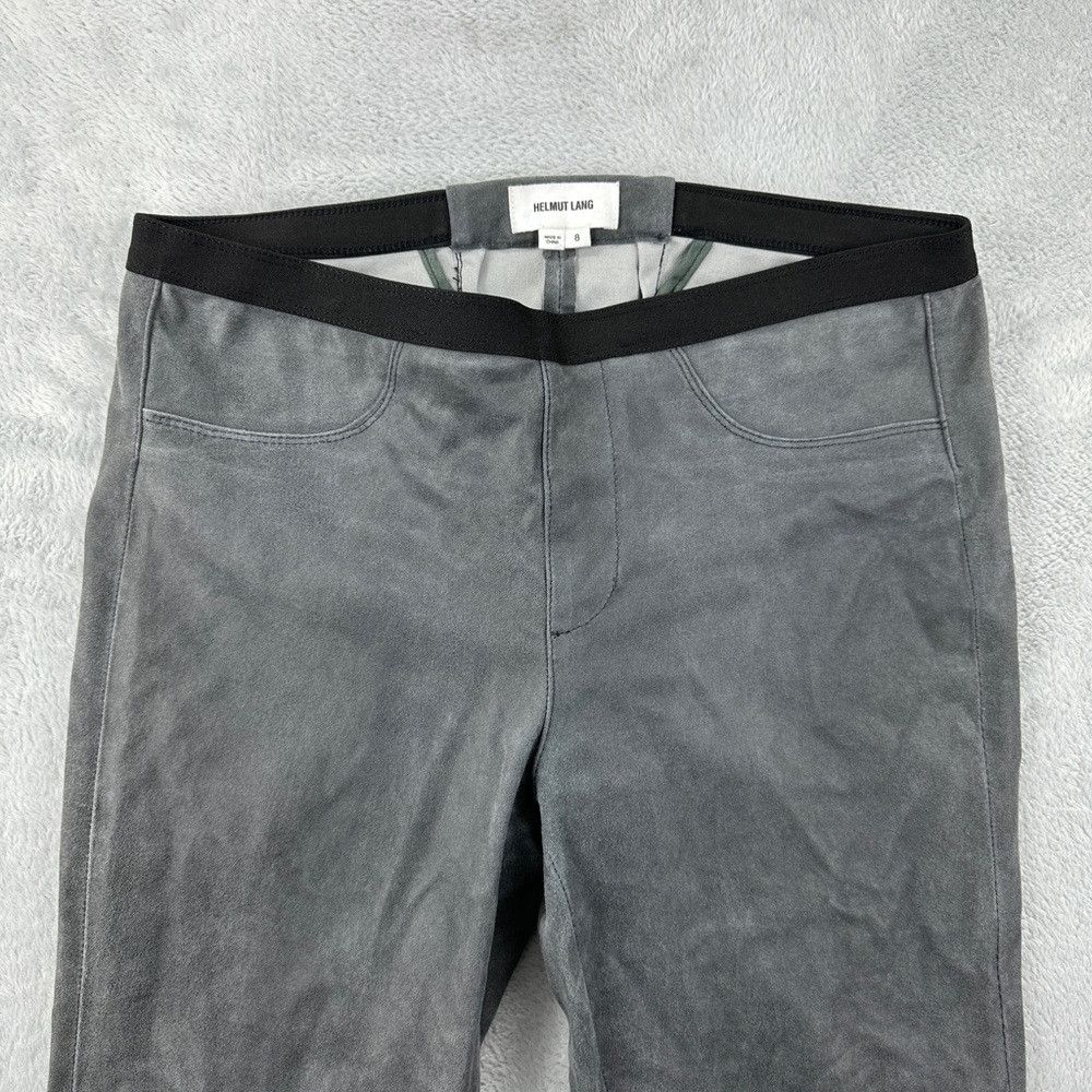 Helmut Lang Helmut Lang Light Grey Lambskin Leather Pants Women’s Size Size 28" / US 6 / IT 42 - 3 Thumbnail