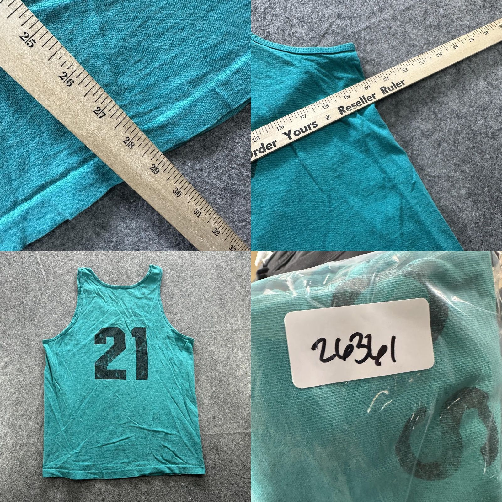 Altea VINTAGE Boston Shirt Mens L Teal Tank Top 21 Jersey Style Athletic Sleeveless Graphic Print Mens Size US L / EU 52-54 / 3 - 8 Thumbnail