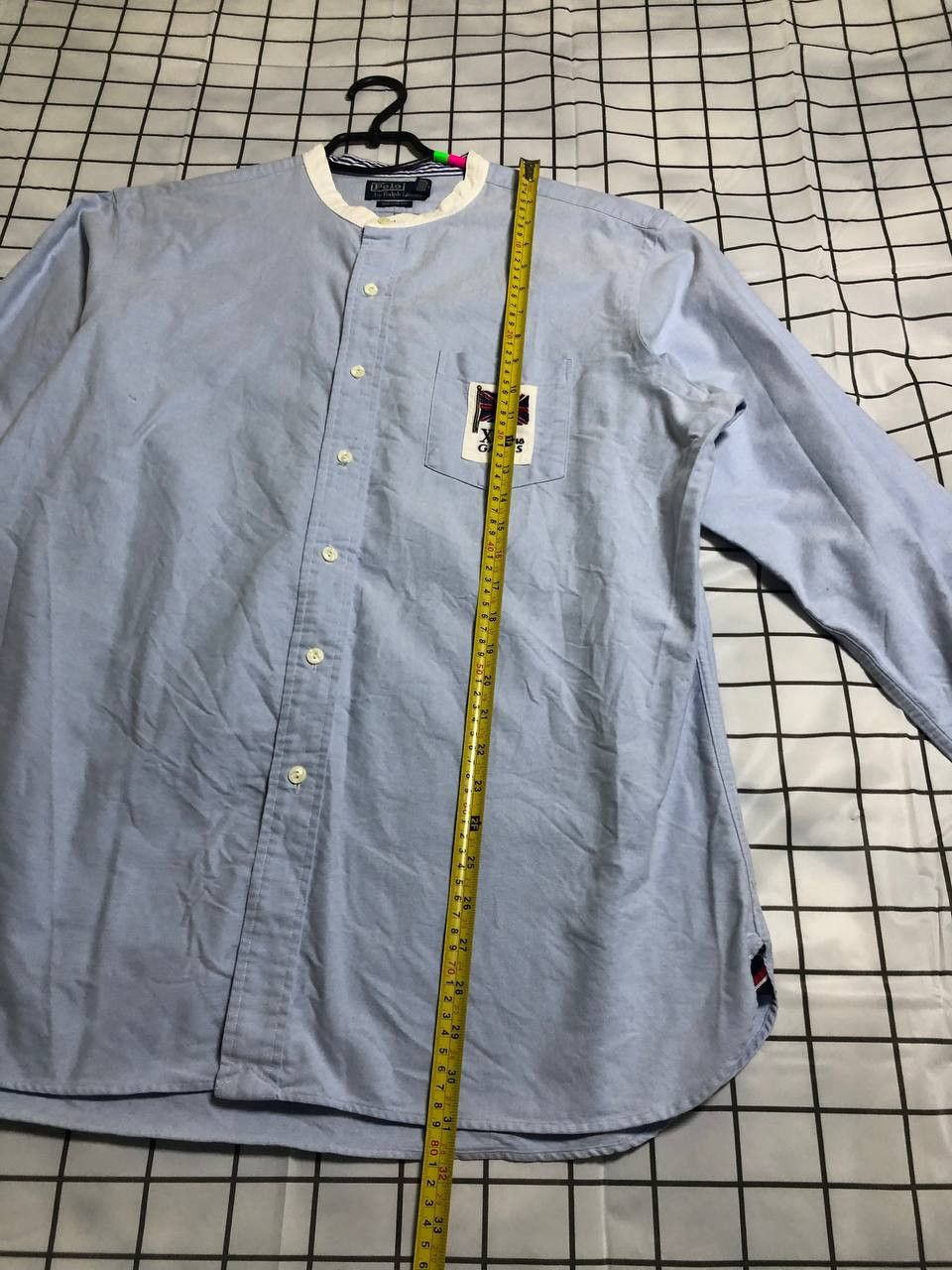 Polo Ralph Lauren Polo Ralph Lauren Vtg XIV 1948 London Olympics Chambray Size US XL / EU 56 / 4 - 6 Thumbnail