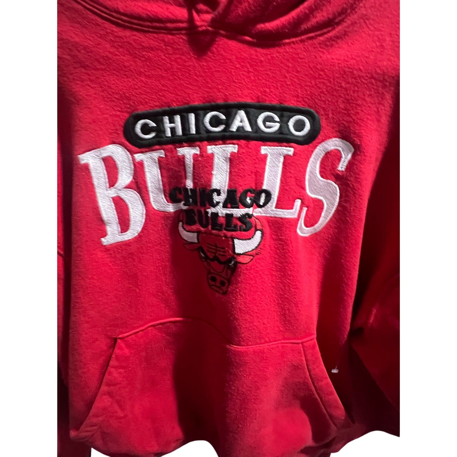 The Game Vintage The Game Chicago Bulls Hoodie XL Red 90s Made USA Size US XL / EU 56 / 4 - 3 Thumbnail