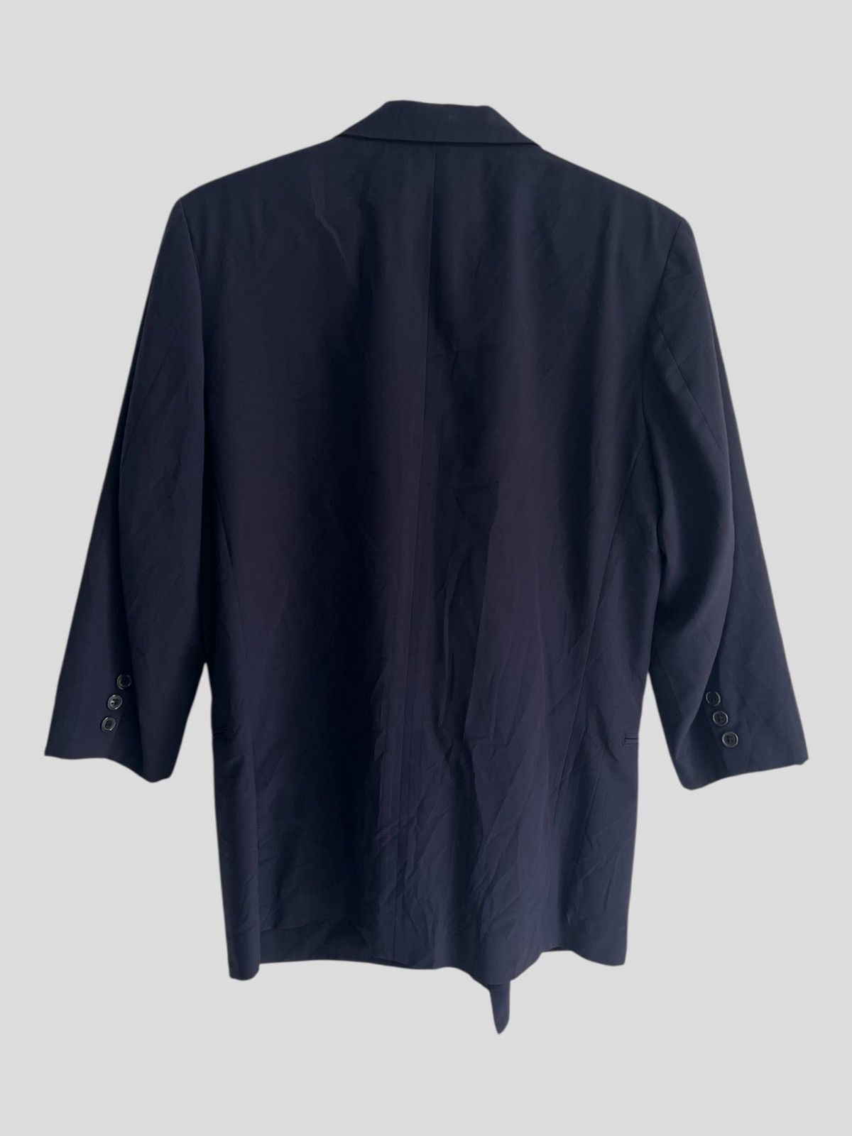 Yohji Yamamoto 80s Yohji Yamamoto Workshop Double Breasted Gentleman Blazer Size US M / EU 48-50 / 2 - 2 Thumbnail