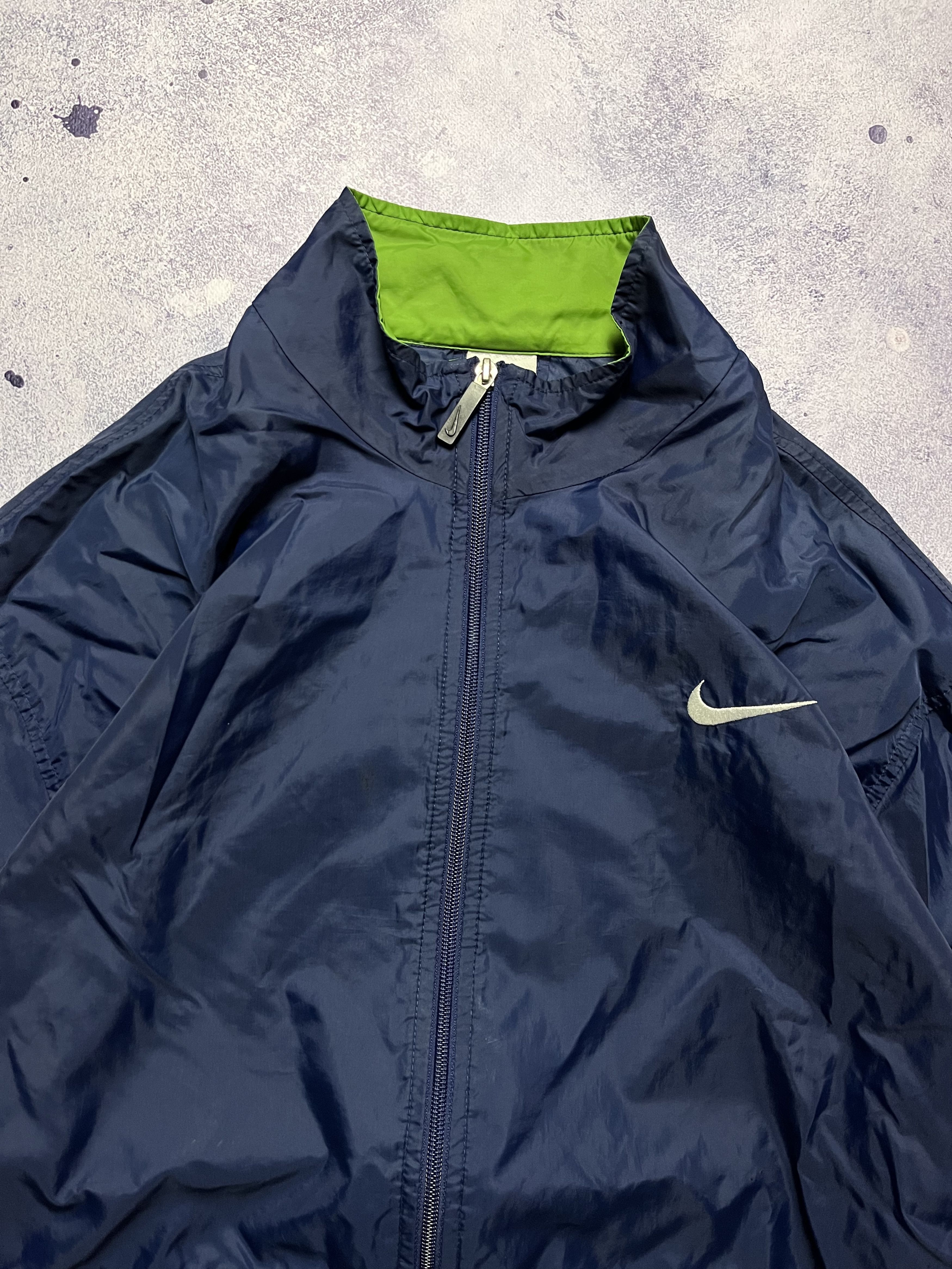 Nike Nike 90's Vintage Oversize Big Logo Windbreaker Light Jacket Size US L / EU 52-54 / 3 - 5 Thumbnail