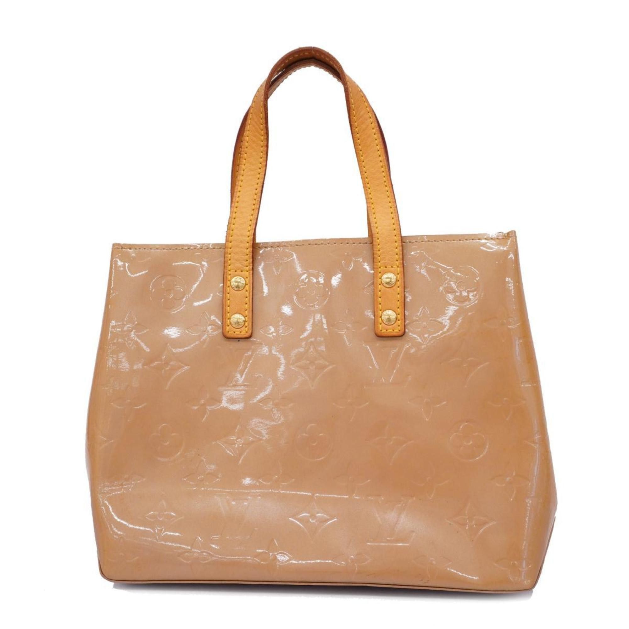 image of Louis Vuitton Handbag Vernis Reed Pm M91334 Noisette Ladies, Women's