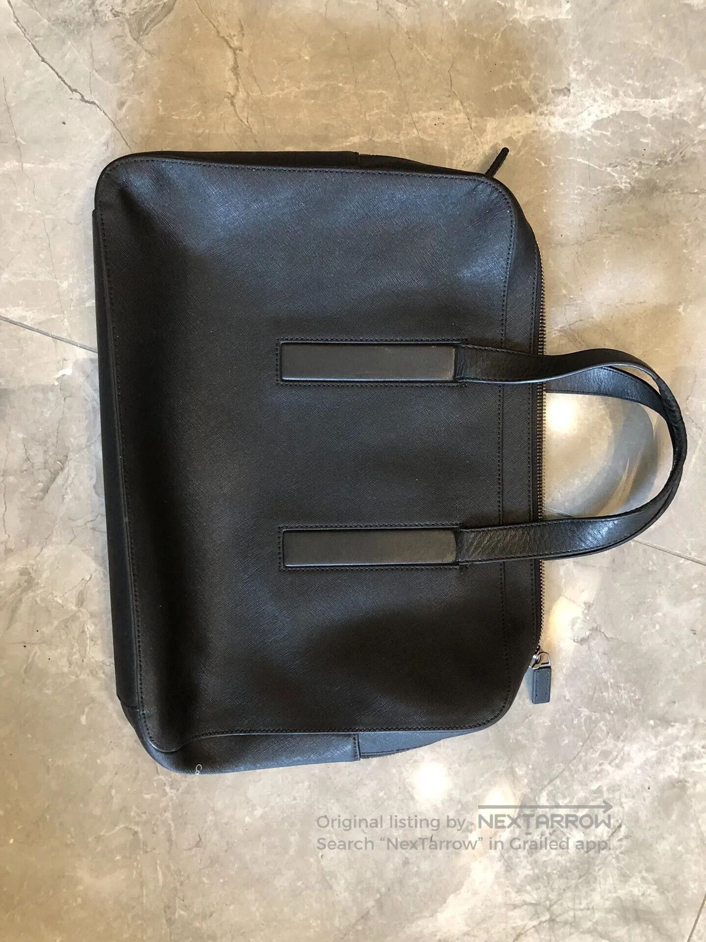 Calvin Klein Calvin Klein Leather Briefcase. Size ONE SIZE - 1 Thumbnail