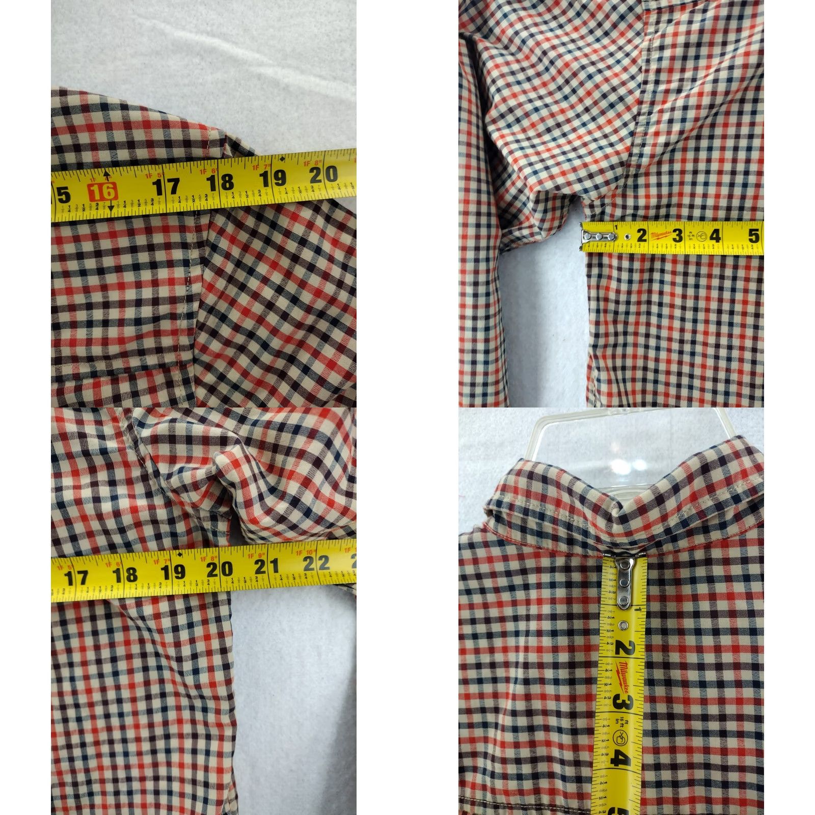 KAVU KAVU Shirt Mens M Long Sleeve Check Plaid 100% Polyester Button-Up Outdoor Hiking Size US M / EU 48-50 / 2 - 9 Thumbnail