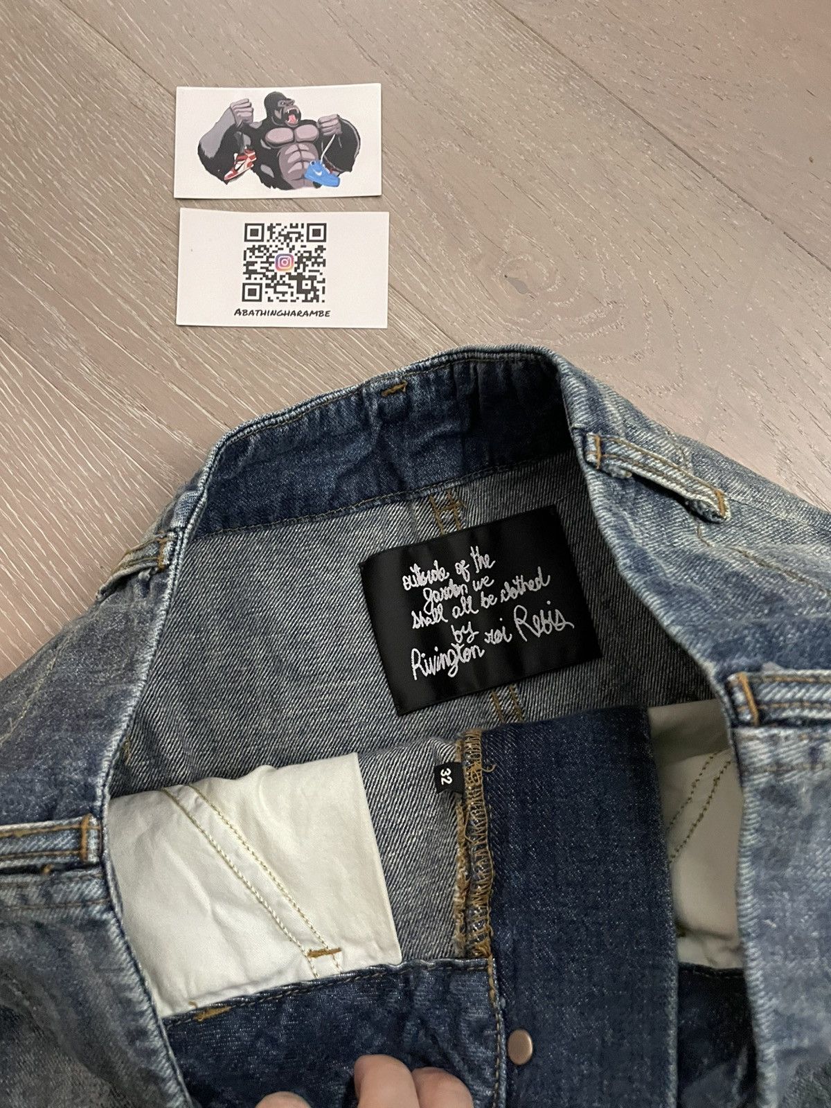 RRR-123 RRR123 Corinth Pants Dark Indigo Size US 32 / EU 48 - 5 Thumbnail