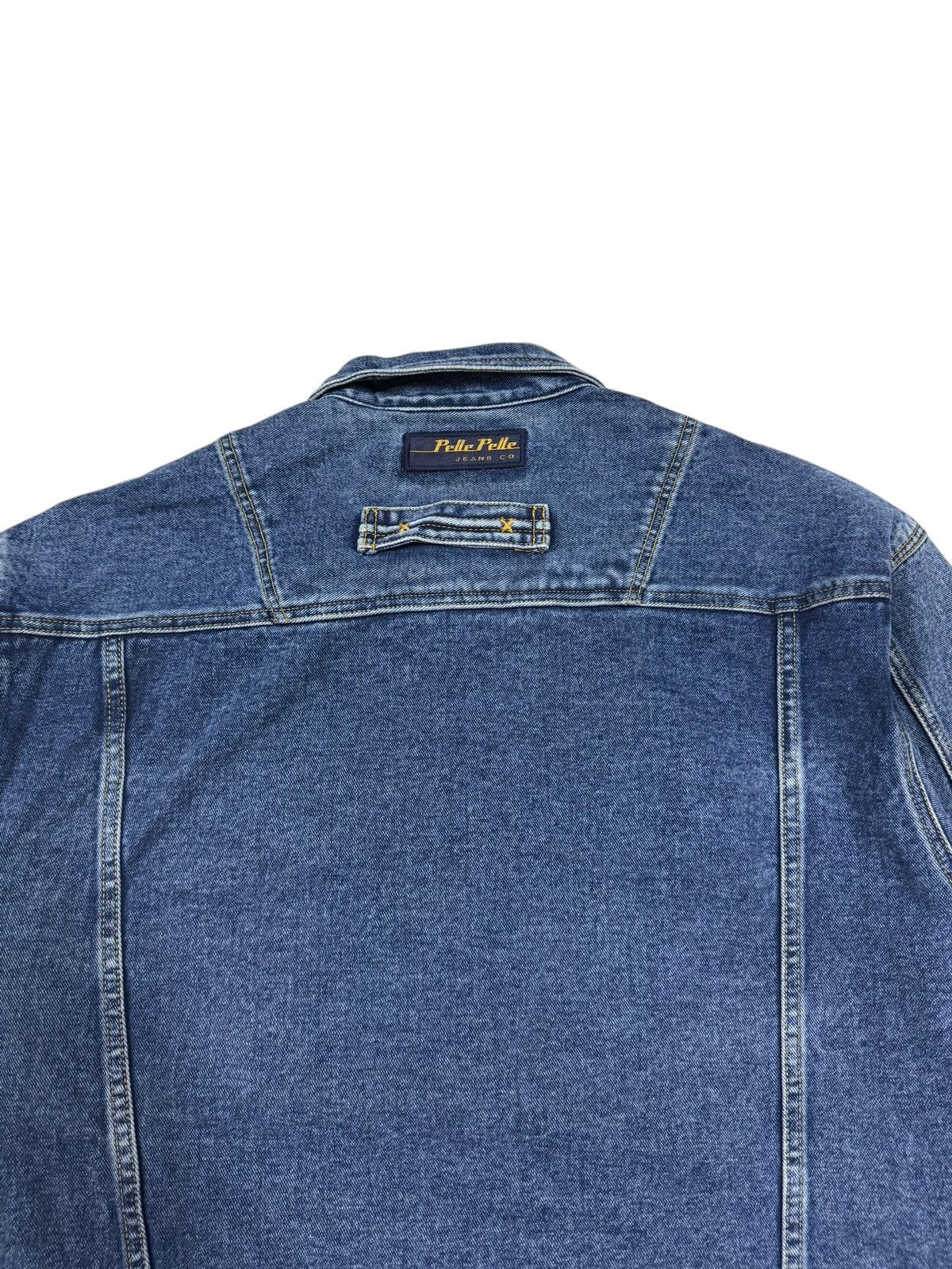 Marc Buchanan × Pelle Pelle × Vintage Vtg🔥90’s Marc Buchanan Pelle Pelle Trucker Denim Rap Style Size US M / EU 48-50 / 2 - 13 Thumbnail
