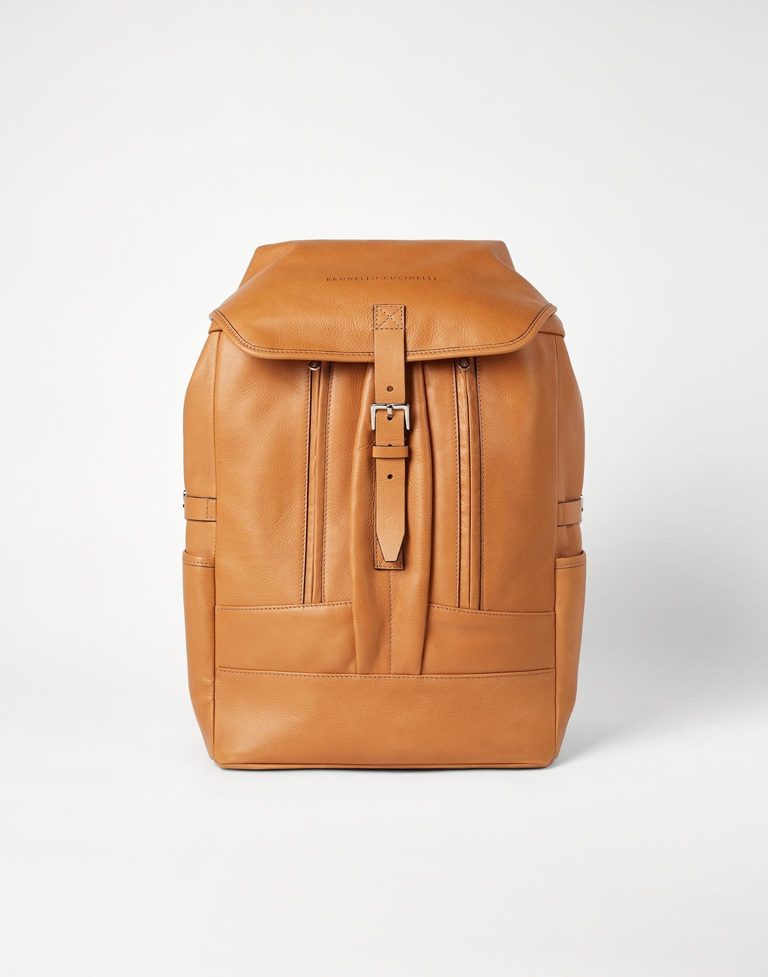 Brunello Cucinelli o1w1db11025 Size: OS/ Backpack in Light Beige Size ONE SIZE - 1 Thumbnail