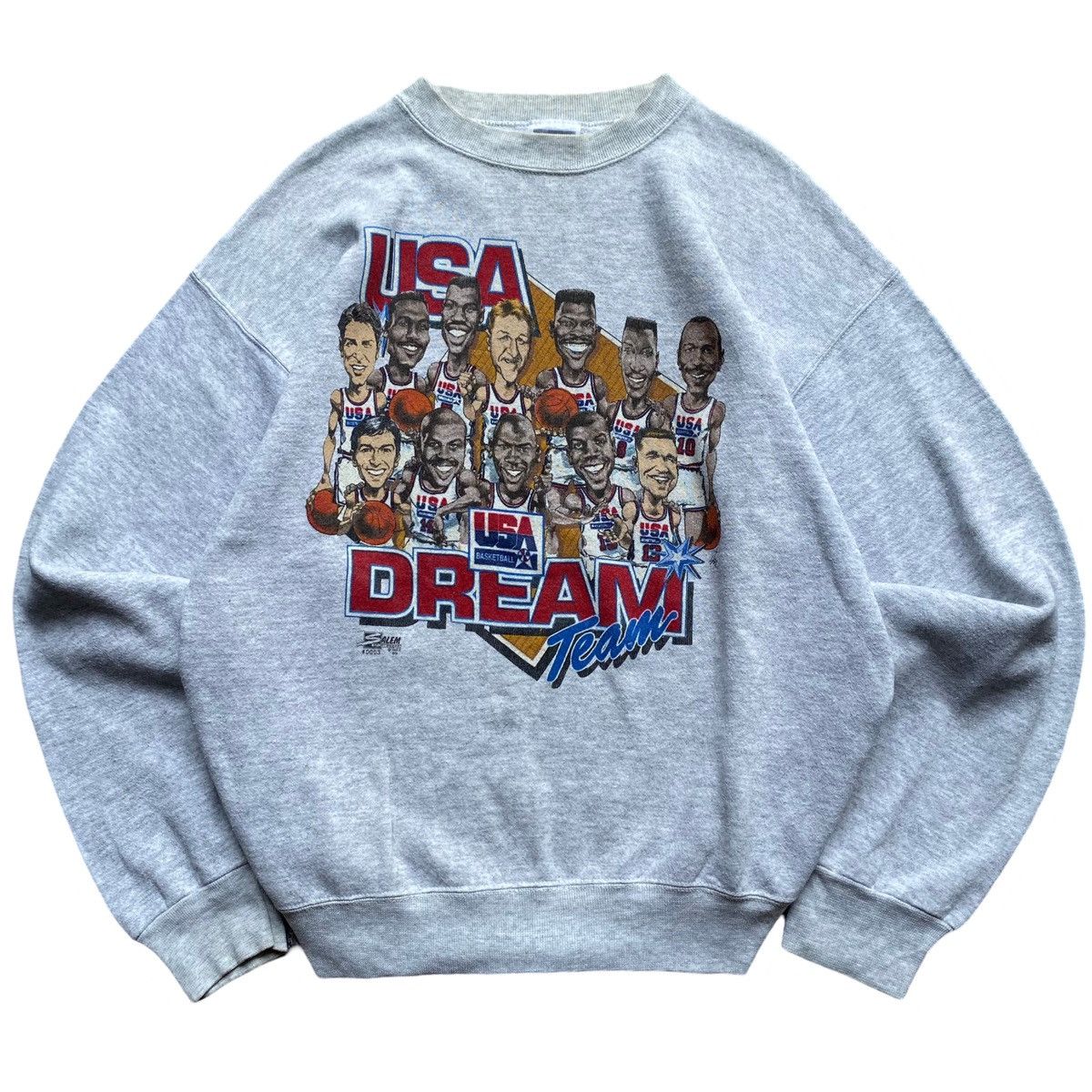 NBA × Salem Sportswear 1992©️ USA BASKETBALL DREAM TEAM Vintage Sweatshirt by Tultex Size US L / EU 52-54 / 3 - 1 Thumbnail