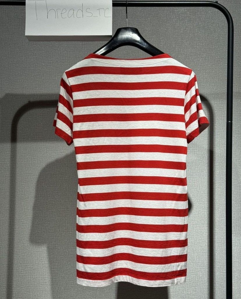 Gucci Gucci Striped Patch T-Shirt Red/White Size XS / US 0-2 / IT 36-38 - 3 Thumbnail