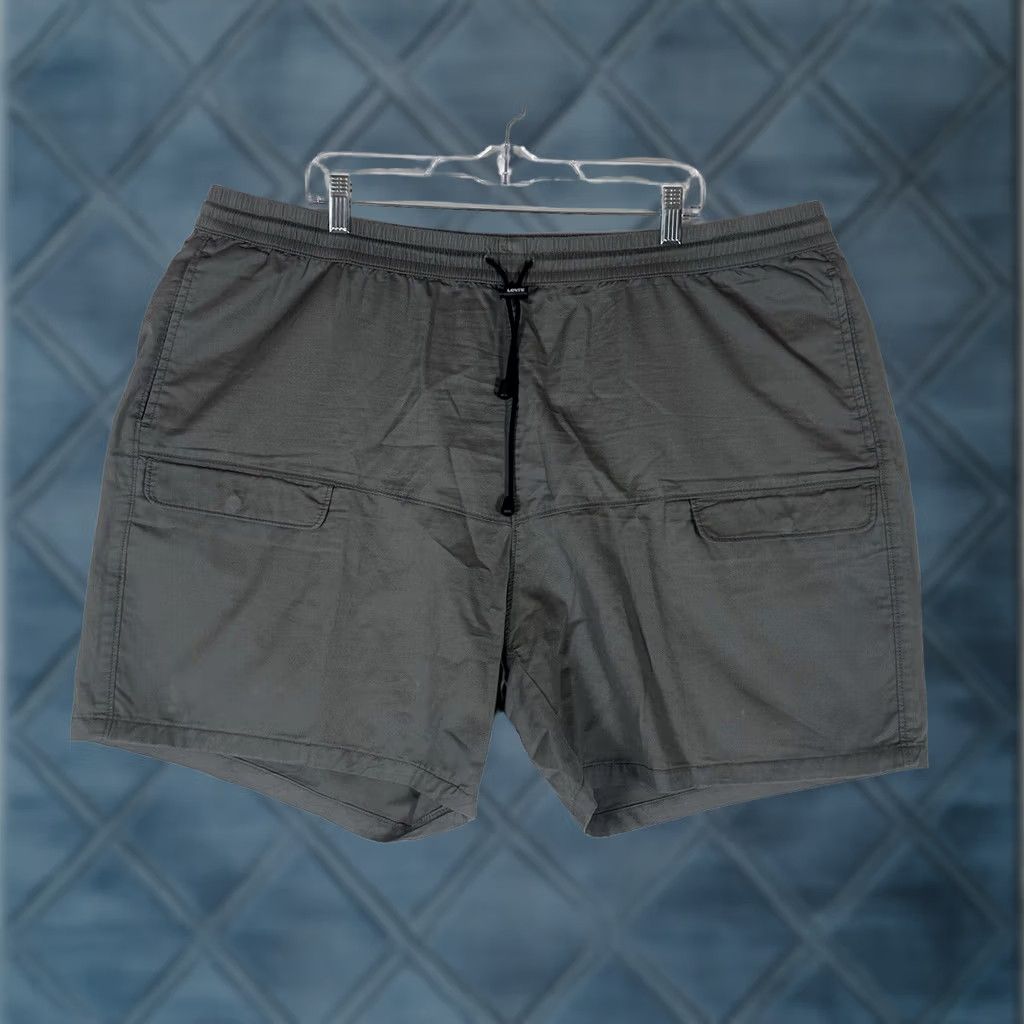 Levi's VINTAGE Levis Straus Signature Shorts Mens 2XL Gray Chino Stretch Button Casual Shorts Men Regular Inseam 6 in Size US 39 - 1 Thumbnail