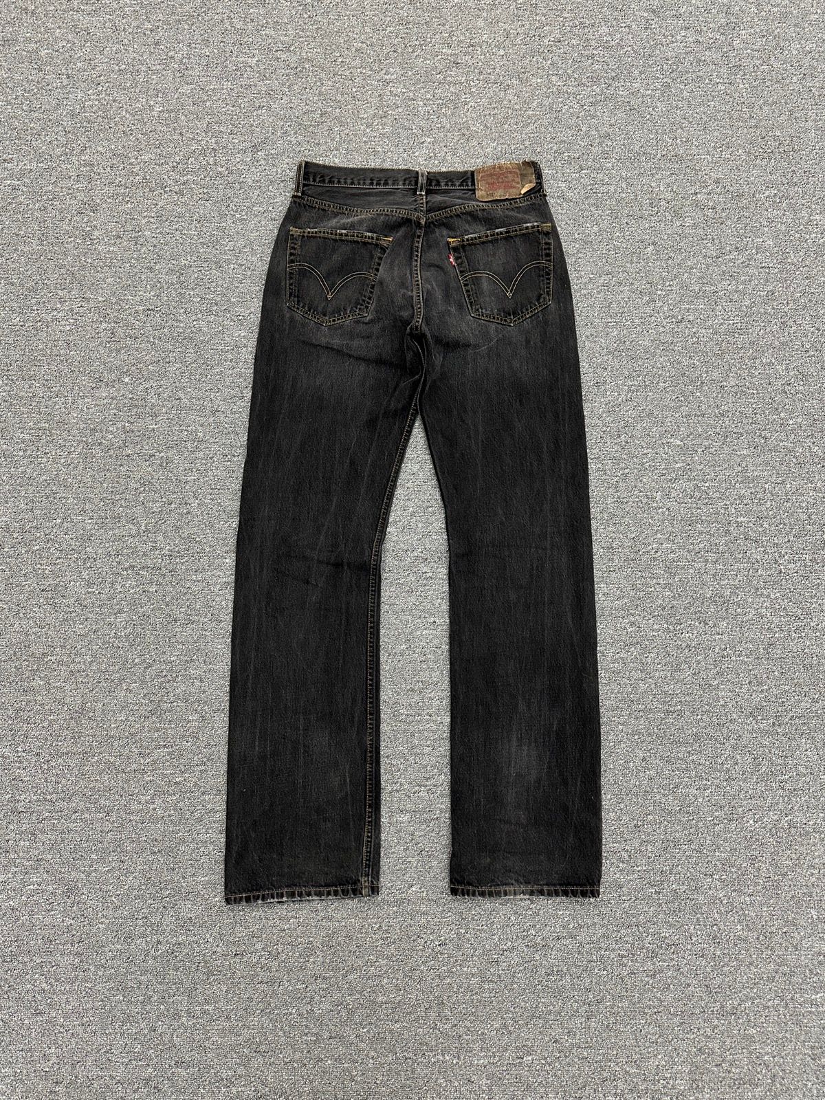Vintage Vintage 501 Levi’s Faded Black Denim Pants Size US 32 / EU 48 - 2 Preview