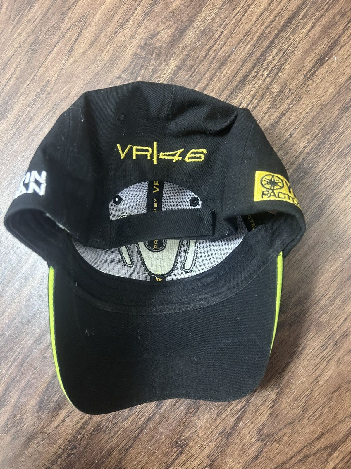 Vintage × Yamaha Valentino Rossi racing motor cross Yamaha hat y2k Size ONE SIZE - 5 Thumbnail