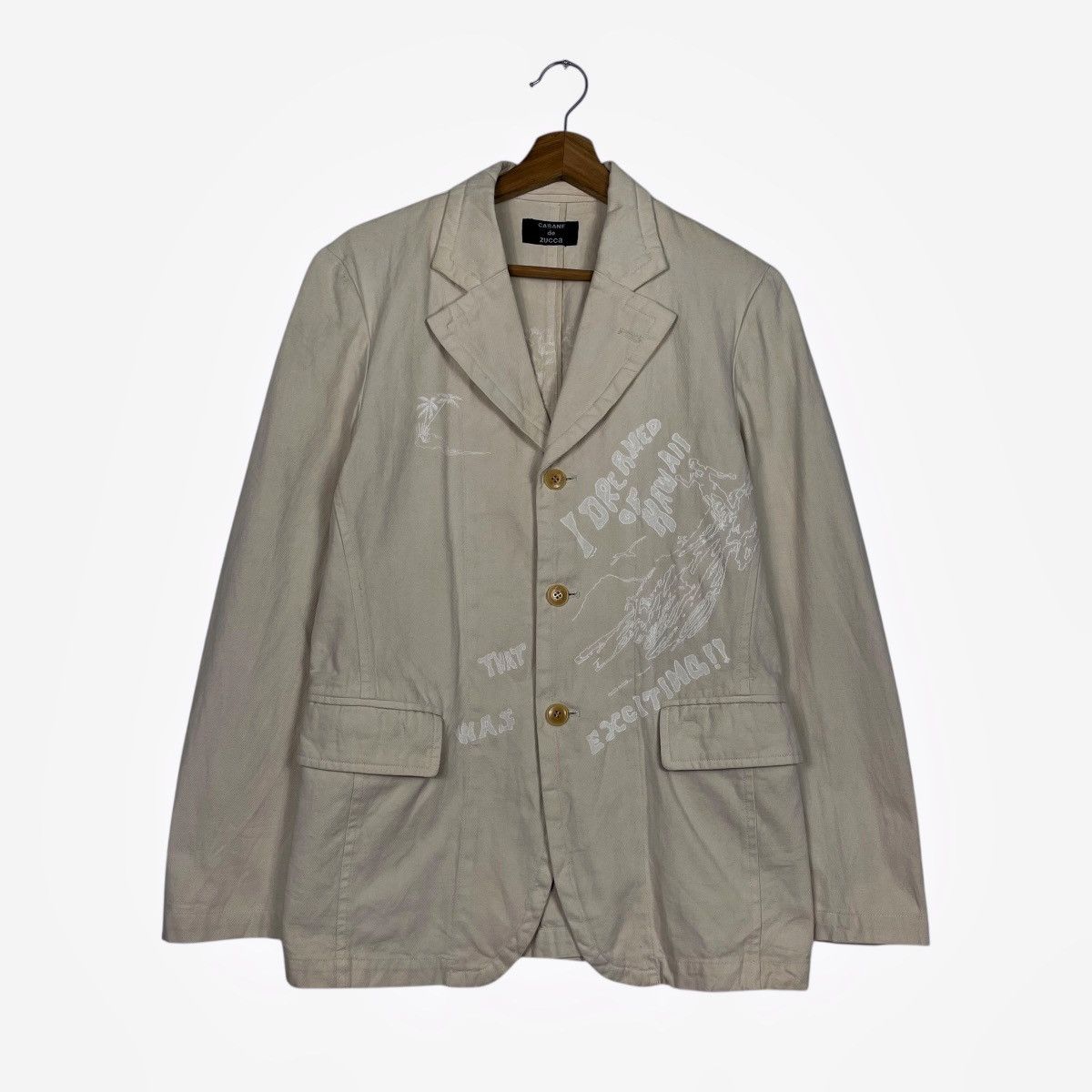 CABANE de ZUCCa Cabane De Zucca Hawaii Printed Jacket Size US S / EU 44-46 / 1 - 1 Thumbnail