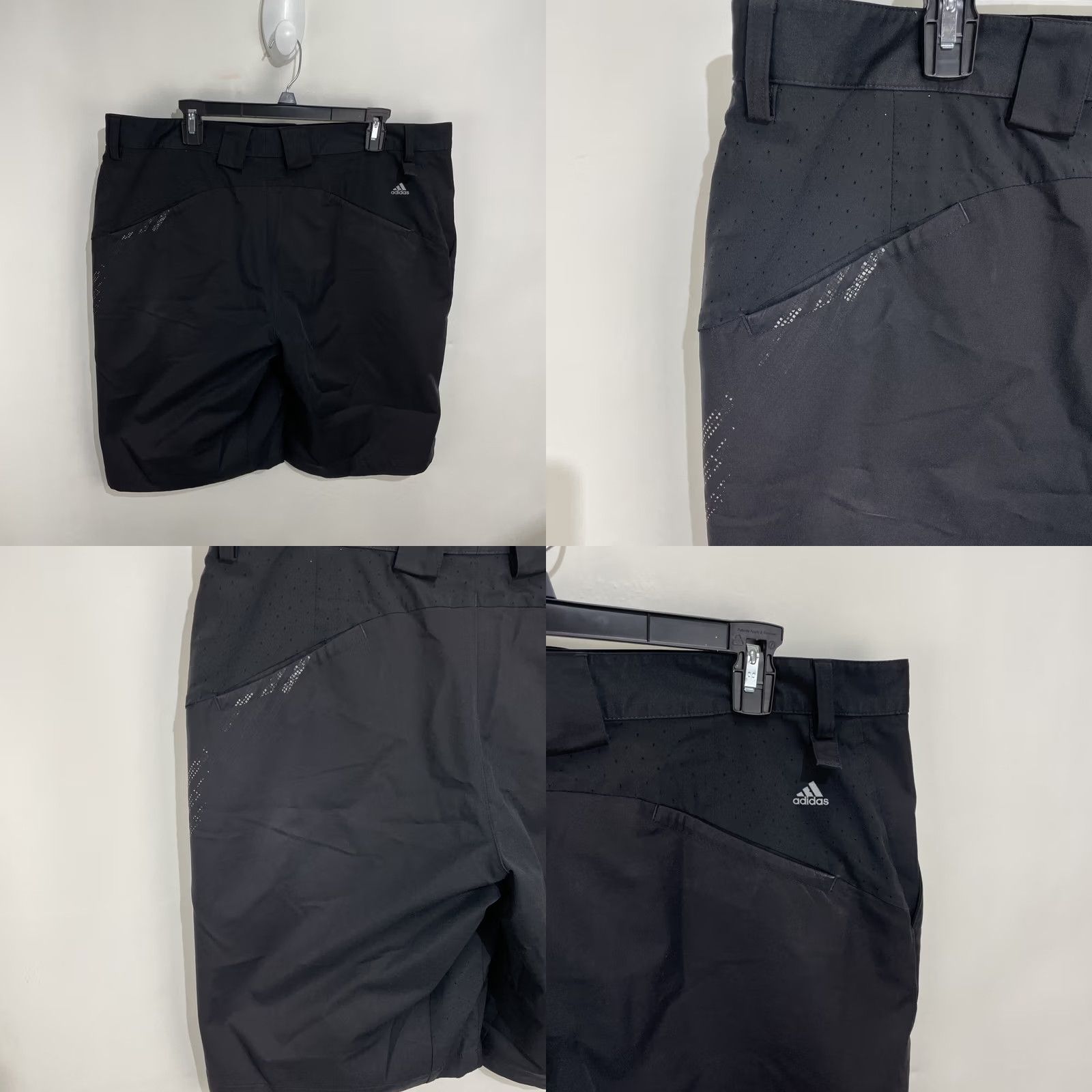 Adidas Adidas Climacool Formotion Black Vented Shorts 38 Outdoor Golf Casual Mens Regular Waist 38 Black Polyester Inseam 11 Adjusted for Searchability Size US 38 / EU 54 - 9 Thumbnail