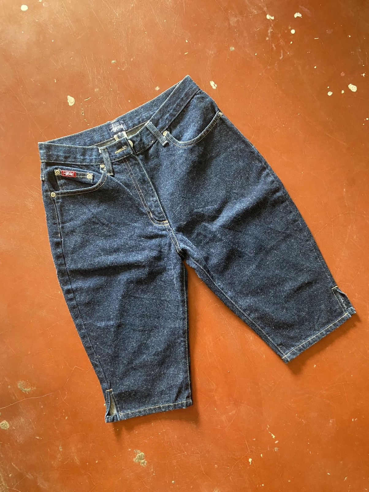 Stussy VINTAGE STUSSY DENIM SHORTS Size US 28 / EU 44 - 2 Thumbnail