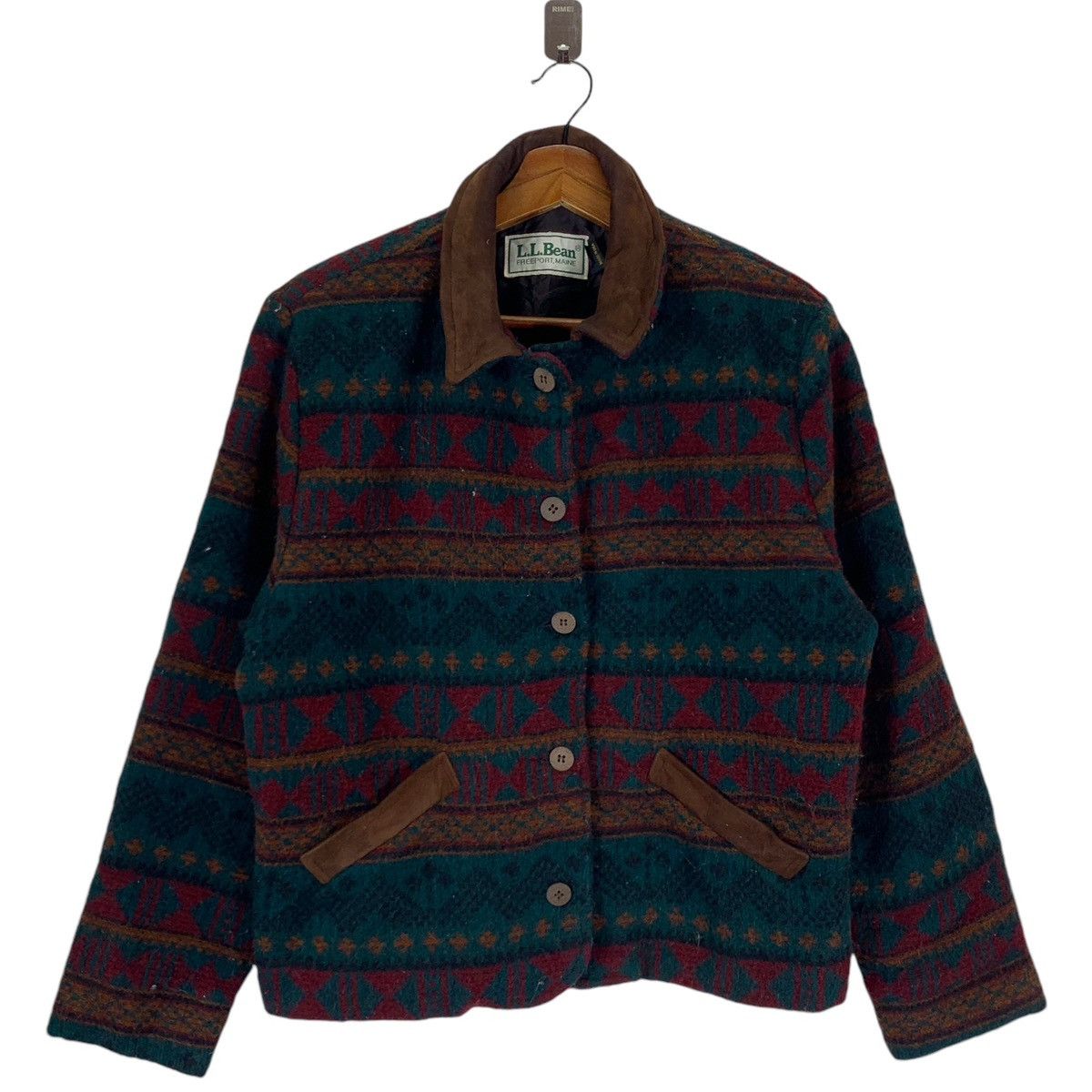 L.L. Bean × Vintage ⚡️⚡️VINTAGE L.L.BEAN WOOL AZTEC JACKET Size US M / EU 48-50 / 2 - 1 Thumbnail