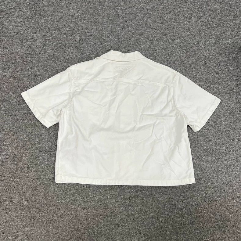 Prada Prada Triangle logo on the back, short-sleeved shirt 2502-N Size US S / EU 44-46 / 1 - 2 Thumbnail
