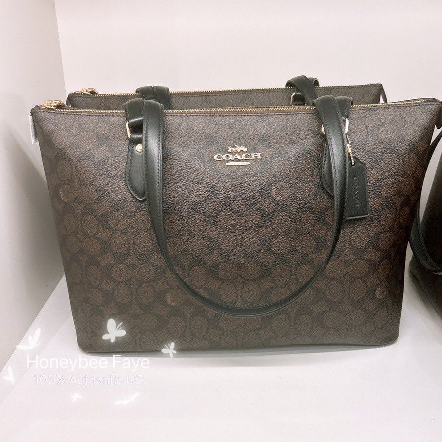Coach Gallery Tote Bag In Signature Canvas CW381 Size ONE SIZE - 3 Thumbnail