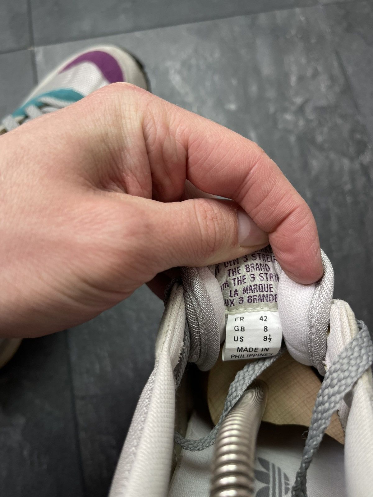 Adidas × Streetwear × Vintage Vintage 80’s Adidas Trainers Made in Philippines Size US 8 / EU 41 - 16 Thumbnail
