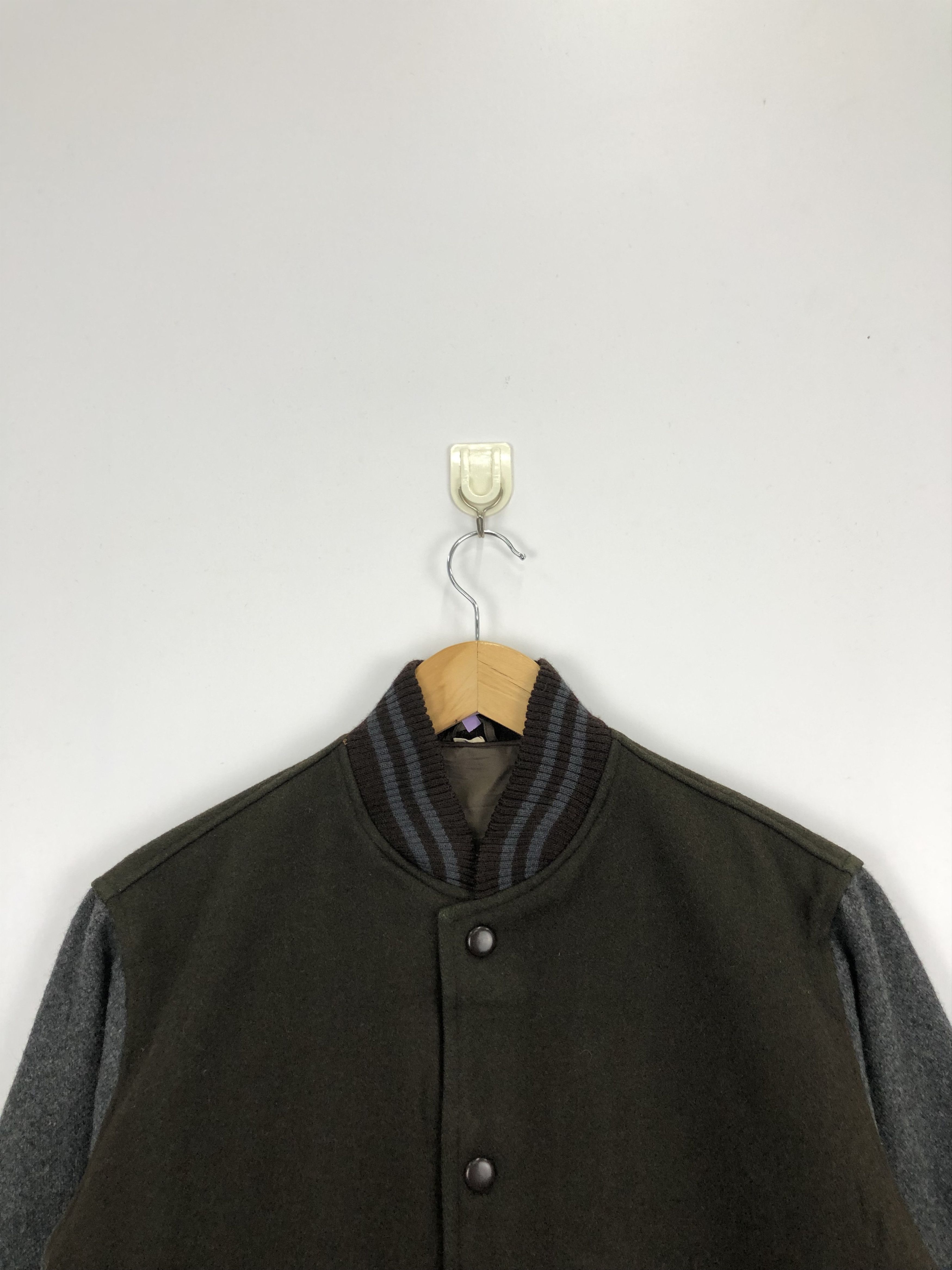 Japanese Brand Vintage Japanese Brand Wool Varsity Jacket V0294 Size US L / EU 52-54 / 3 - 2 Thumbnail