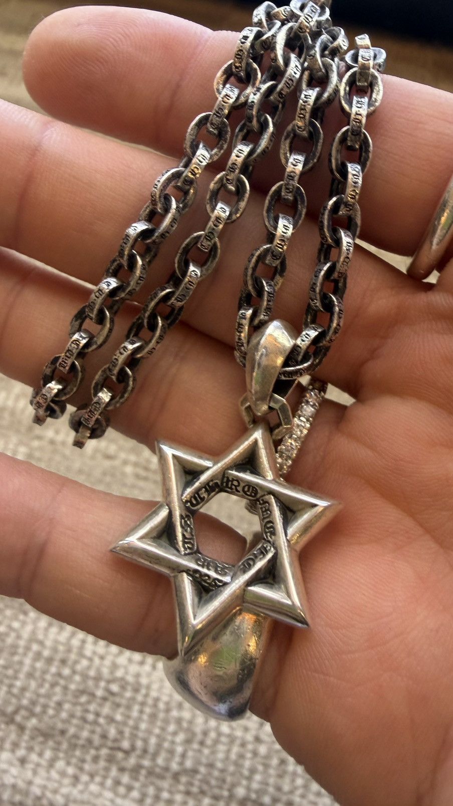 Chrome Hearts STAR OF DAVID PENDANT CHROME HEARTS Size ONE SIZE - 3 Thumbnail