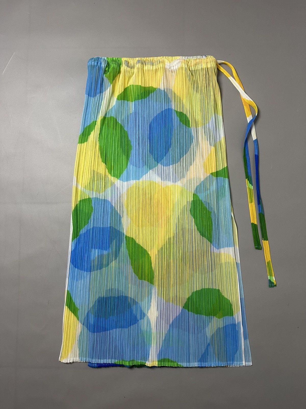 Pleats Please Issey Miyake Issey Miyake Pleats please — Colorful midi skirt Size 24" / US 00 / IT 34 - 1 Thumbnail