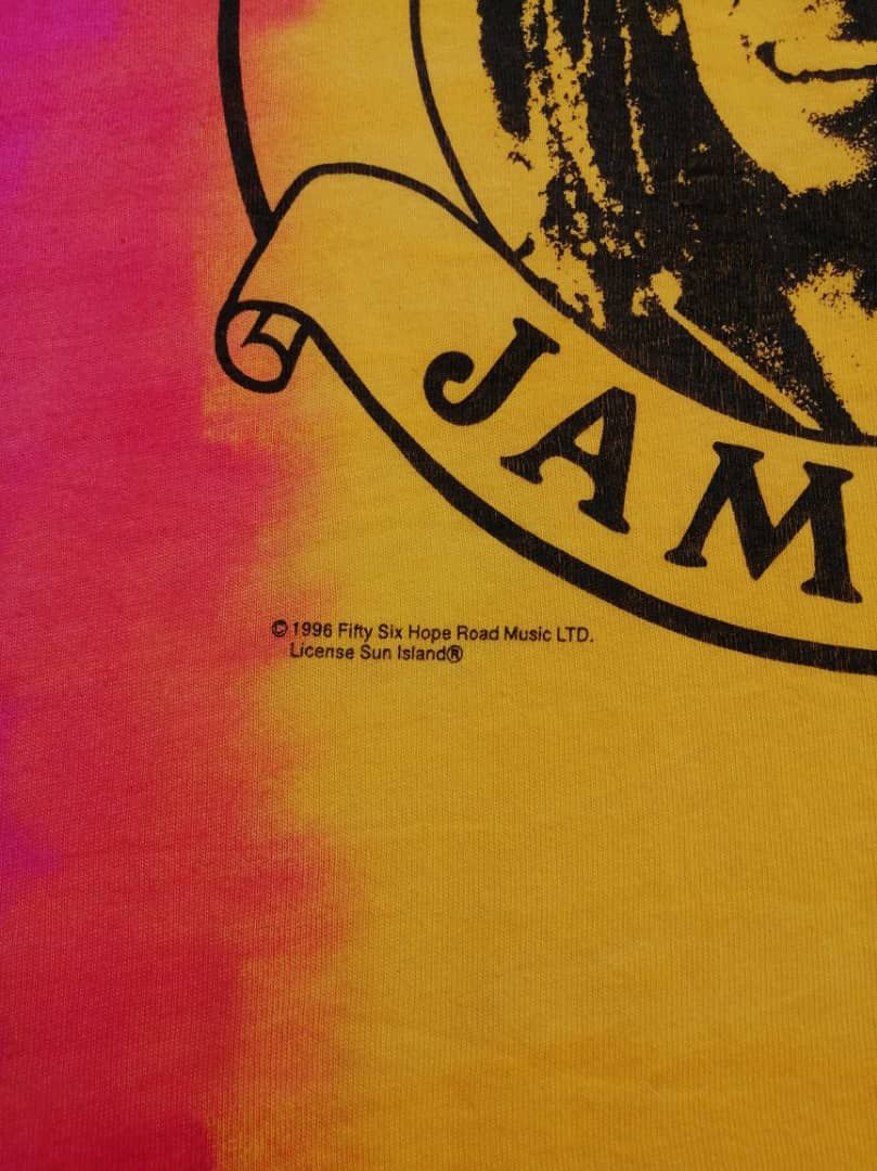 Bob Marley × Vintage Vintage 90s Bob Marley Jamaica Tie Dye Tee Size US L / EU 52-54 / 3 - 4 Thumbnail