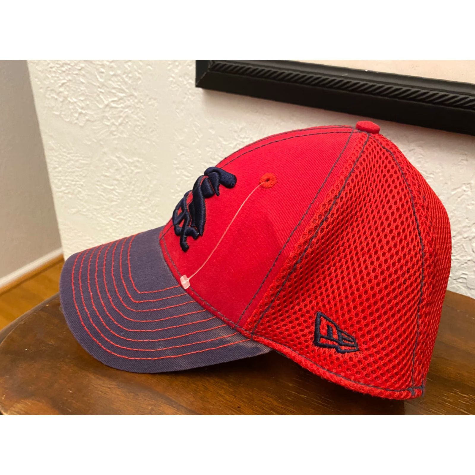 New Era New Era 39Thirty Chicago White Sox MLB Ball Cap Hat Fitted S/M Baseball Cap Mens Red White Blue Size ONE SIZE - 5 Thumbnail