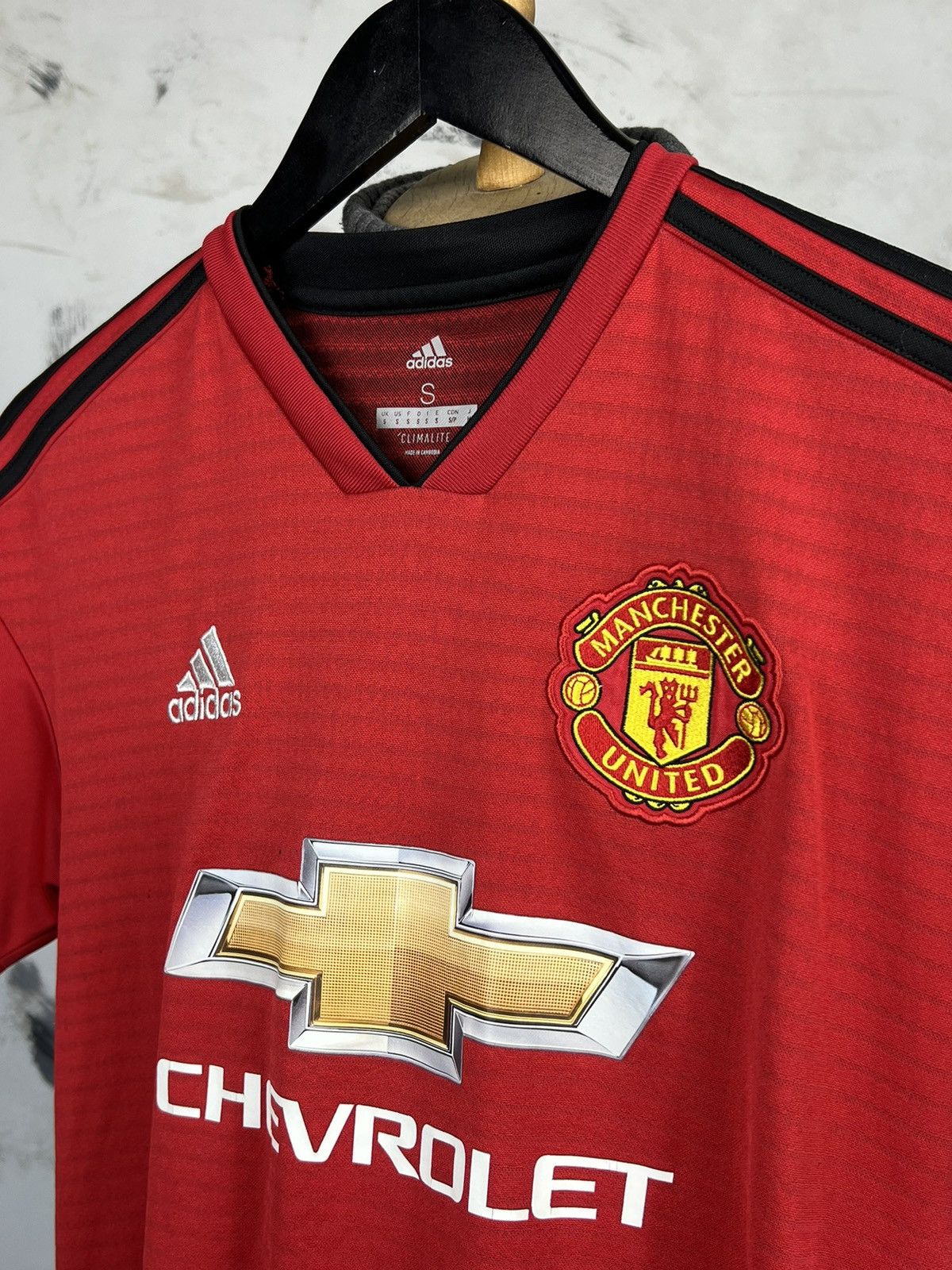 Adidas Adidas Manchester United 2018 - 2019 Jersey Shirt Size S Size US S / EU 44-46 / 1 - 2 Thumbnail