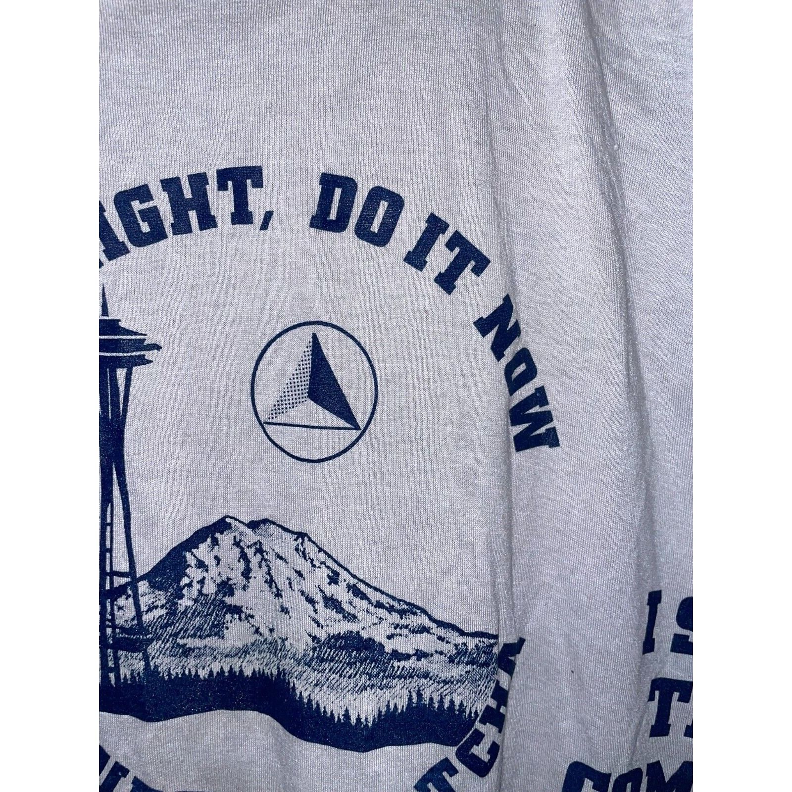 Jerzees Vintage RCAS Shirt Test Print Do It Right Now Tee VTG M Size US M / EU 48-50 / 2 - 2 Thumbnail