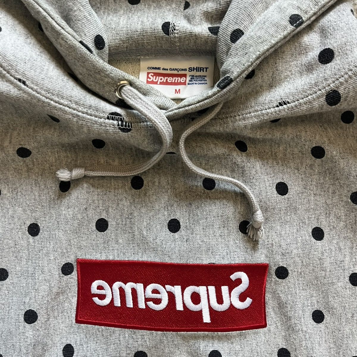 Comme des Garcons × Supreme Supreme x CDG 2012 Box Logo Hoodie Size US M / EU 48-50 / 2 - 3 Thumbnail