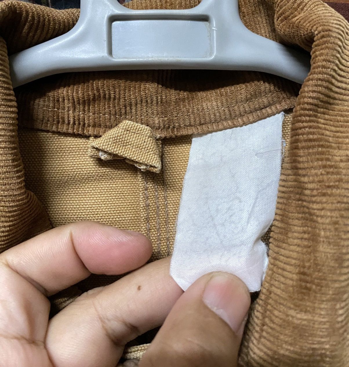 Carhartt Vtg Carhartt chore jacket made in Usa sunfaded yellow colour Size US L / EU 52-54 / 3 - 5 Thumbnail