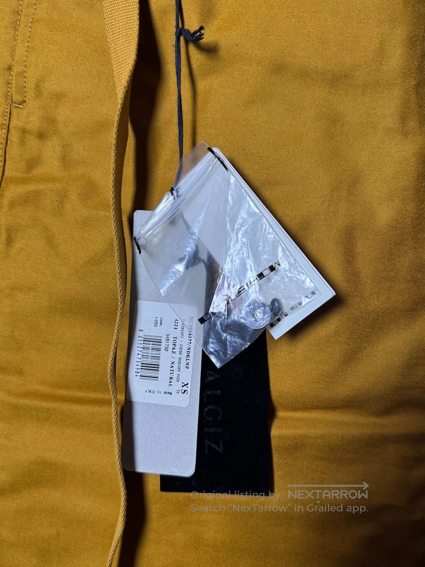 Rick Owens rick owens deconstructed shorts with yellow accents. Size US 26 / EU 42 - 9 Thumbnail