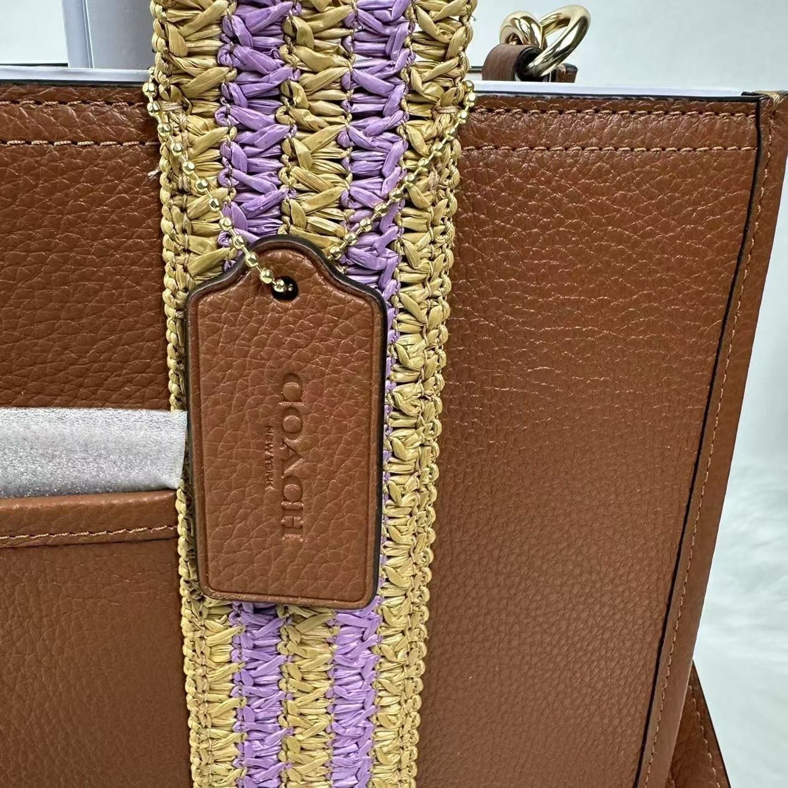 Coach Coach Smith Tote Bag Crossbody In Leather/Gold/Redwood Size ONE SIZE - 2 Thumbnail