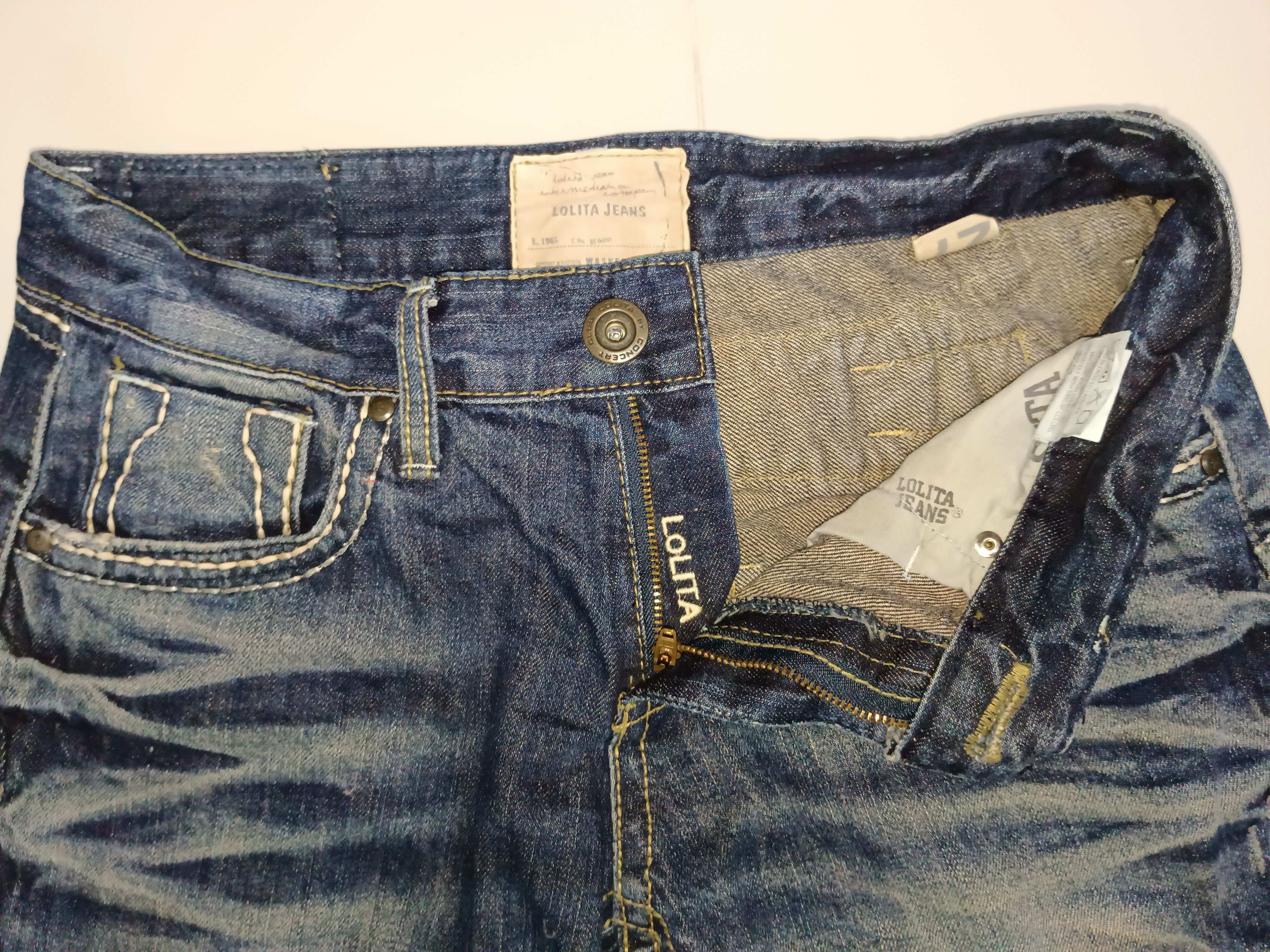 14th Addiction × If Six Was Nine Japanese Goctic Punk Lolita Jeans Y2K Size US 31 - 5 Thumbnail
