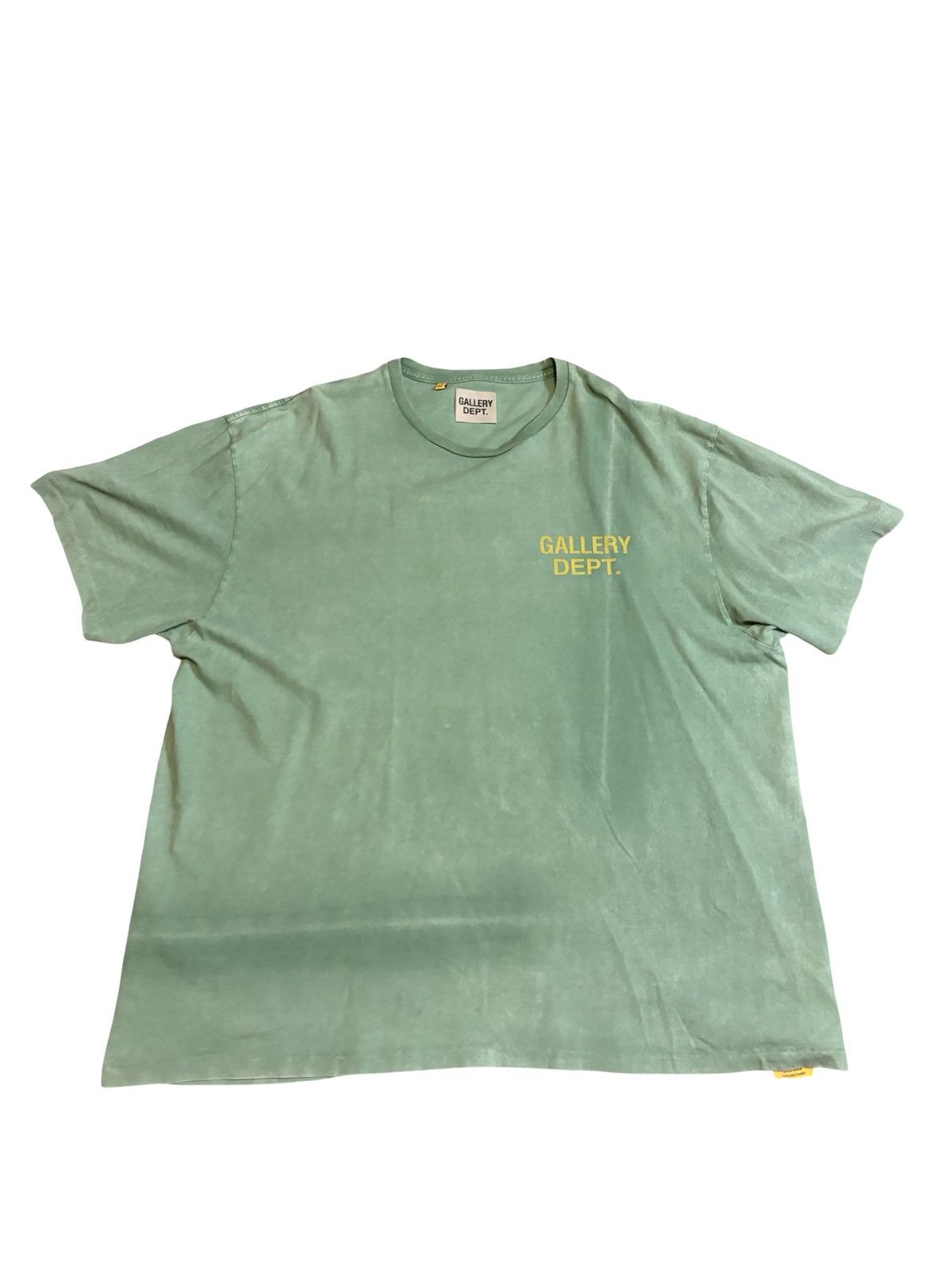 Gallery Dept. Gallery Dept Green Logo T shirt faded Size US XXL / EU 58 / 5 - 1 Thumbnail