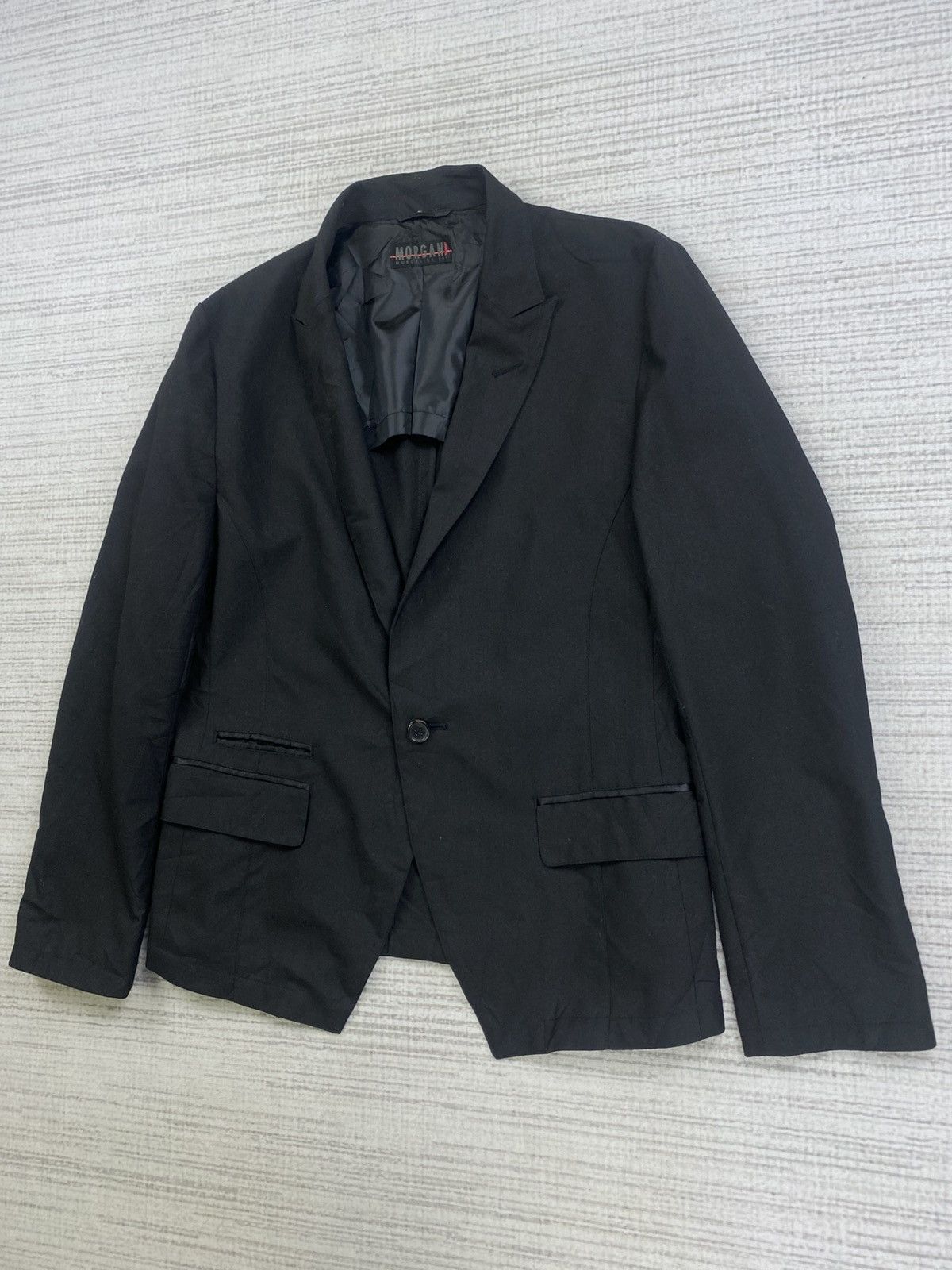 Japanese Brand × Morgan Homme × Vintage Vintage Morgan Homme Single Button Blazer Jacket Size US M / EU 48-50 / 2 - 4 Thumbnail