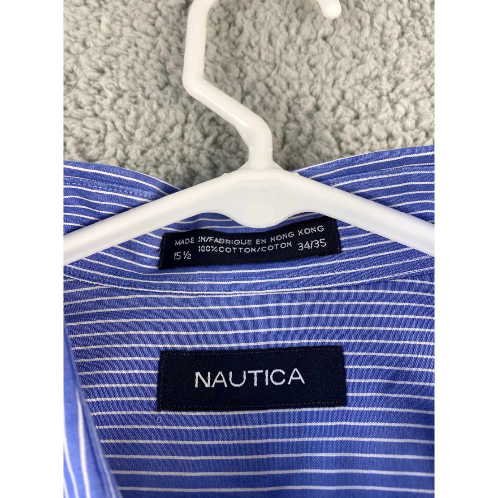 Nautica **Nautica Mens Blue Button-Down Shirt Size M** User: **Nautica Mens Blue Button-Down Shirt Size M** Size 40R - 4 Thumbnail