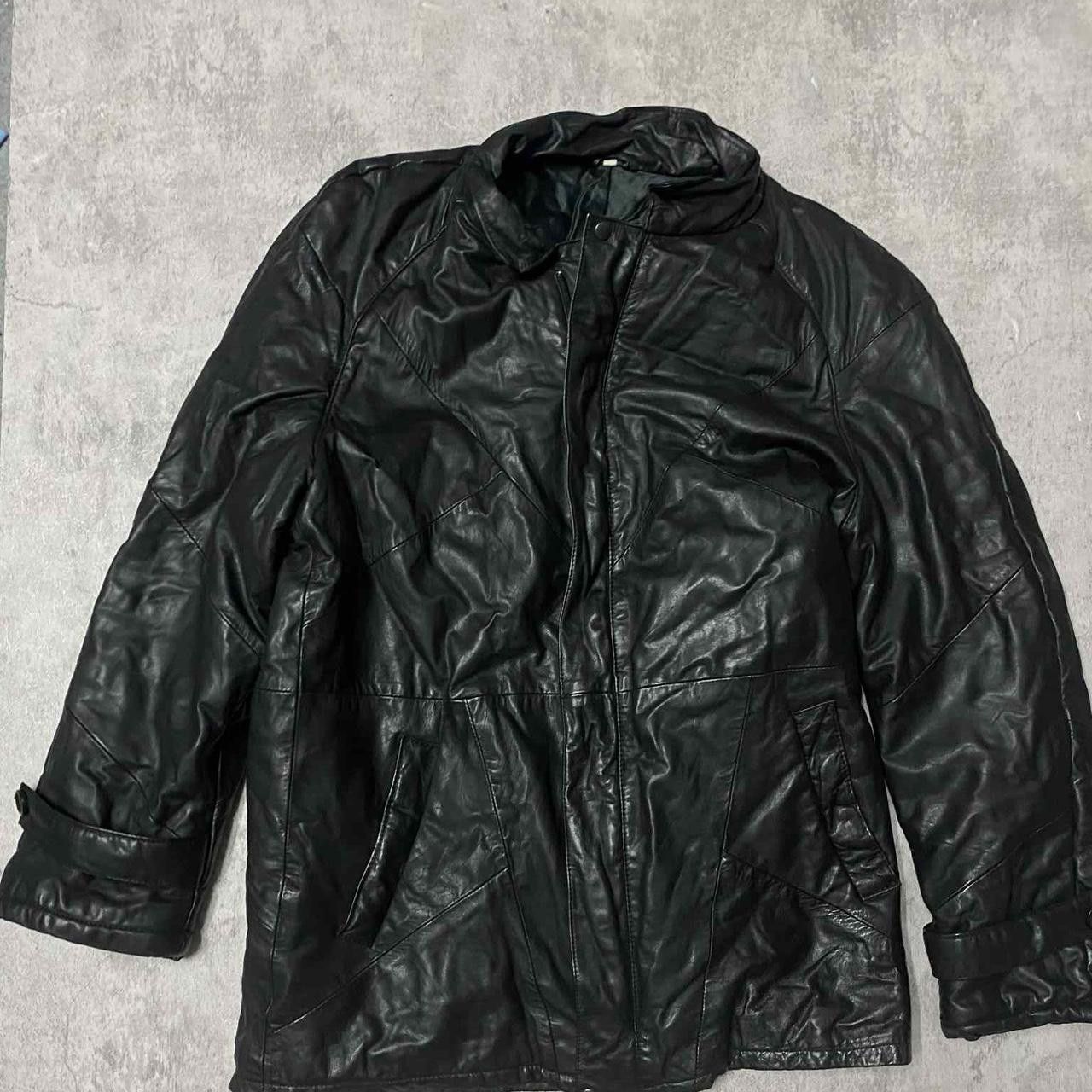 Other Black vintage leather jacket leather Size ONE SIZE - 1 Thumbnail