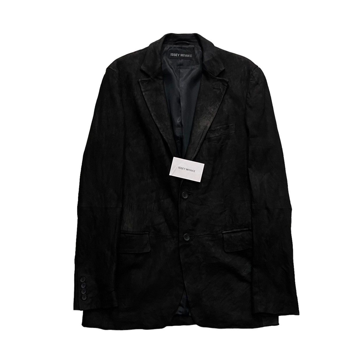 Issey Miyake 🔥VTG ISSEY MIYAKE SHEEPSKIN LEATHER JACKET DOUBLE BREAST Size US M / EU 48-50 / 2 - 2 Thumbnail